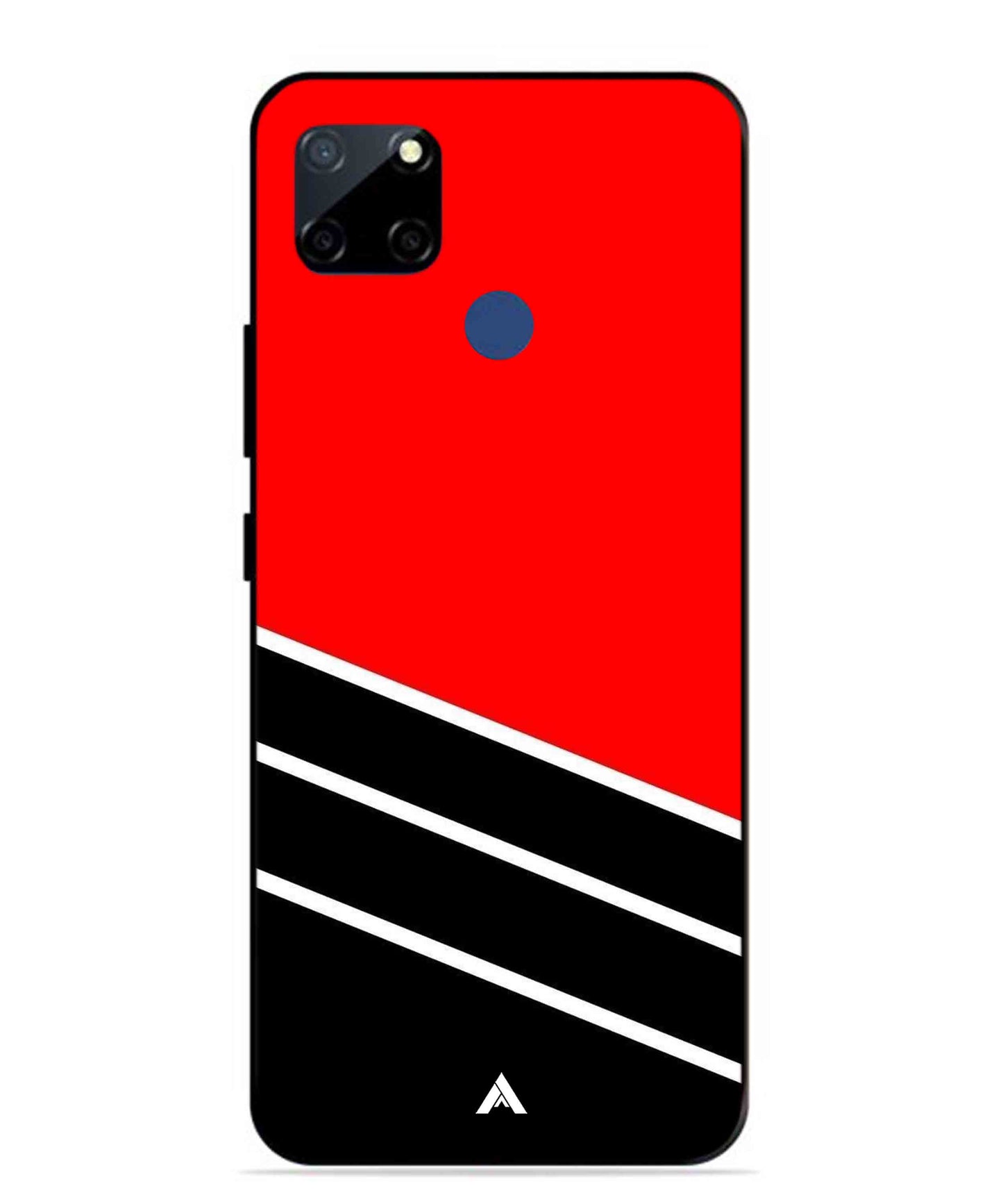 Stripe Pattern 7 Metal Back Cover Phone Case for Realme Narzo 20