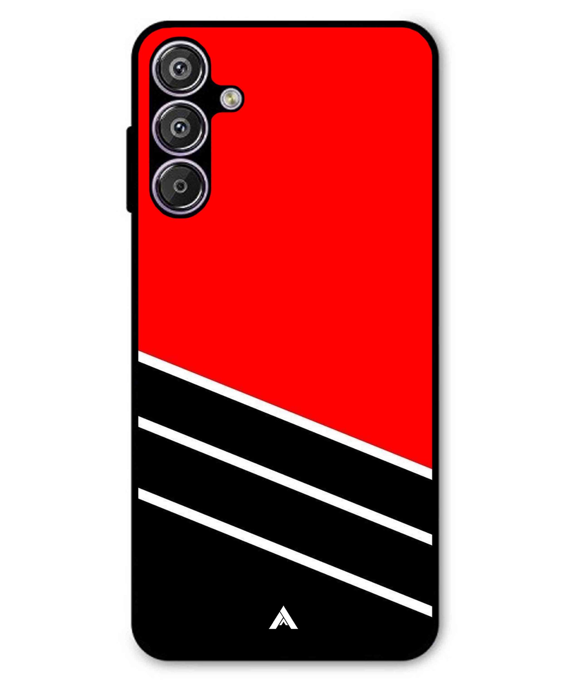 Stripe Pattern 7 Metal Back Cover Phone Case for Samsung Galaxy A13 5G