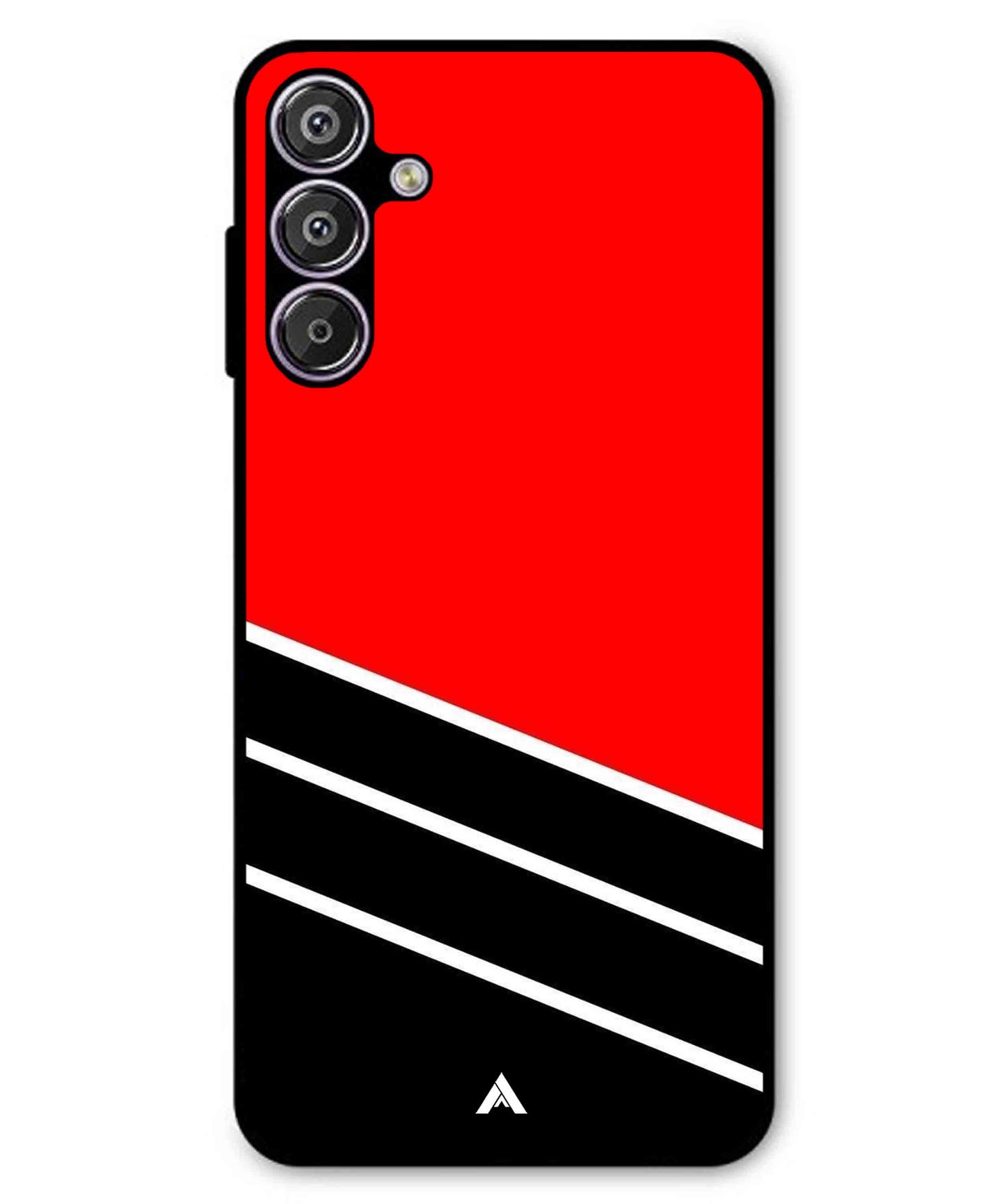 Stripe Pattern 7 Metal Back Cover Phone Case for Samsung Galaxy F15