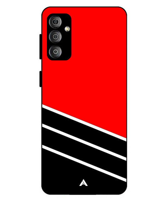Stripe Pattern 7 Metal Back Cover Phone Case for Samsung Galaxy F23