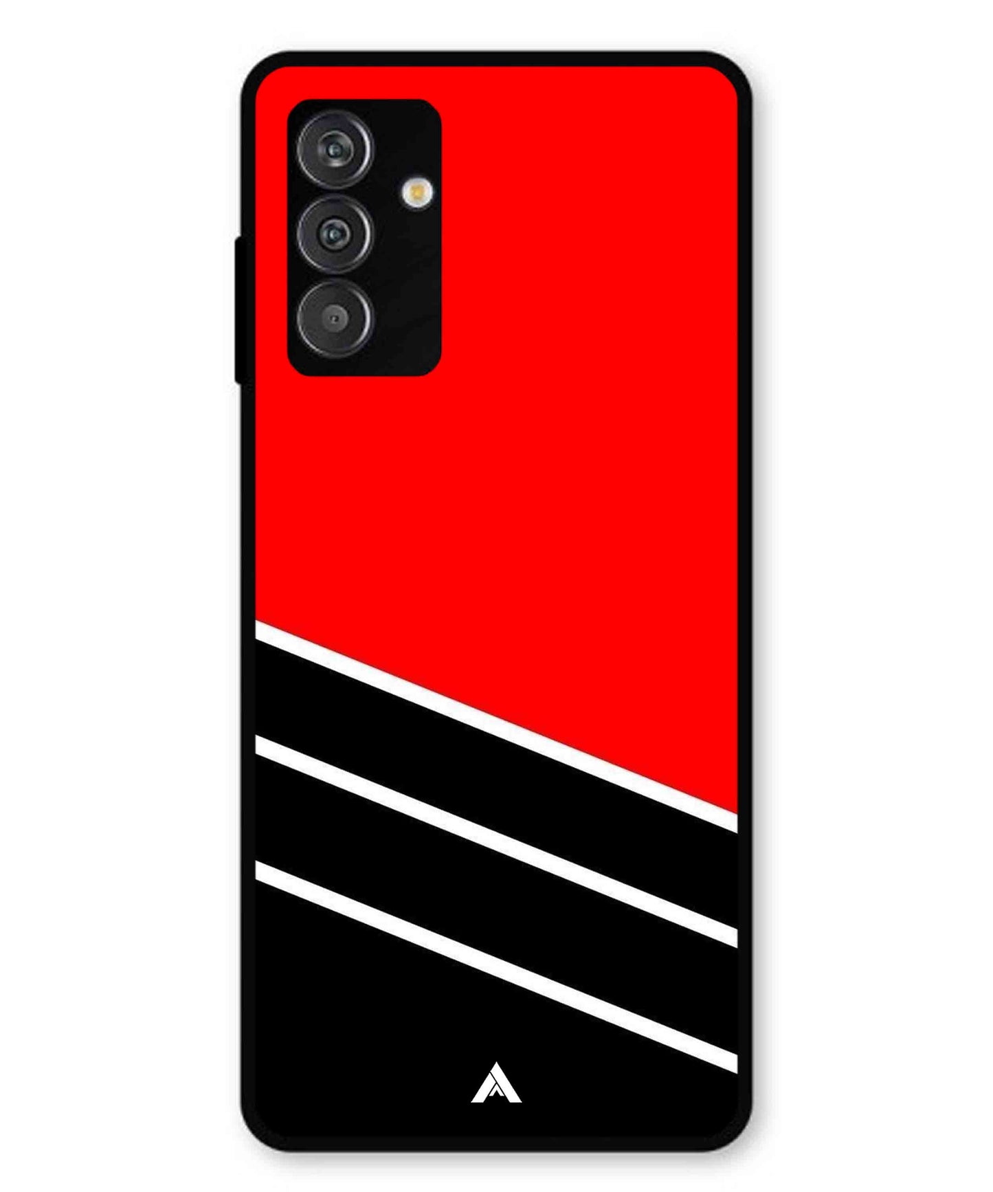 Stripe Pattern 7 Metal Back Cover Phone Case for Samsung Galaxy M14