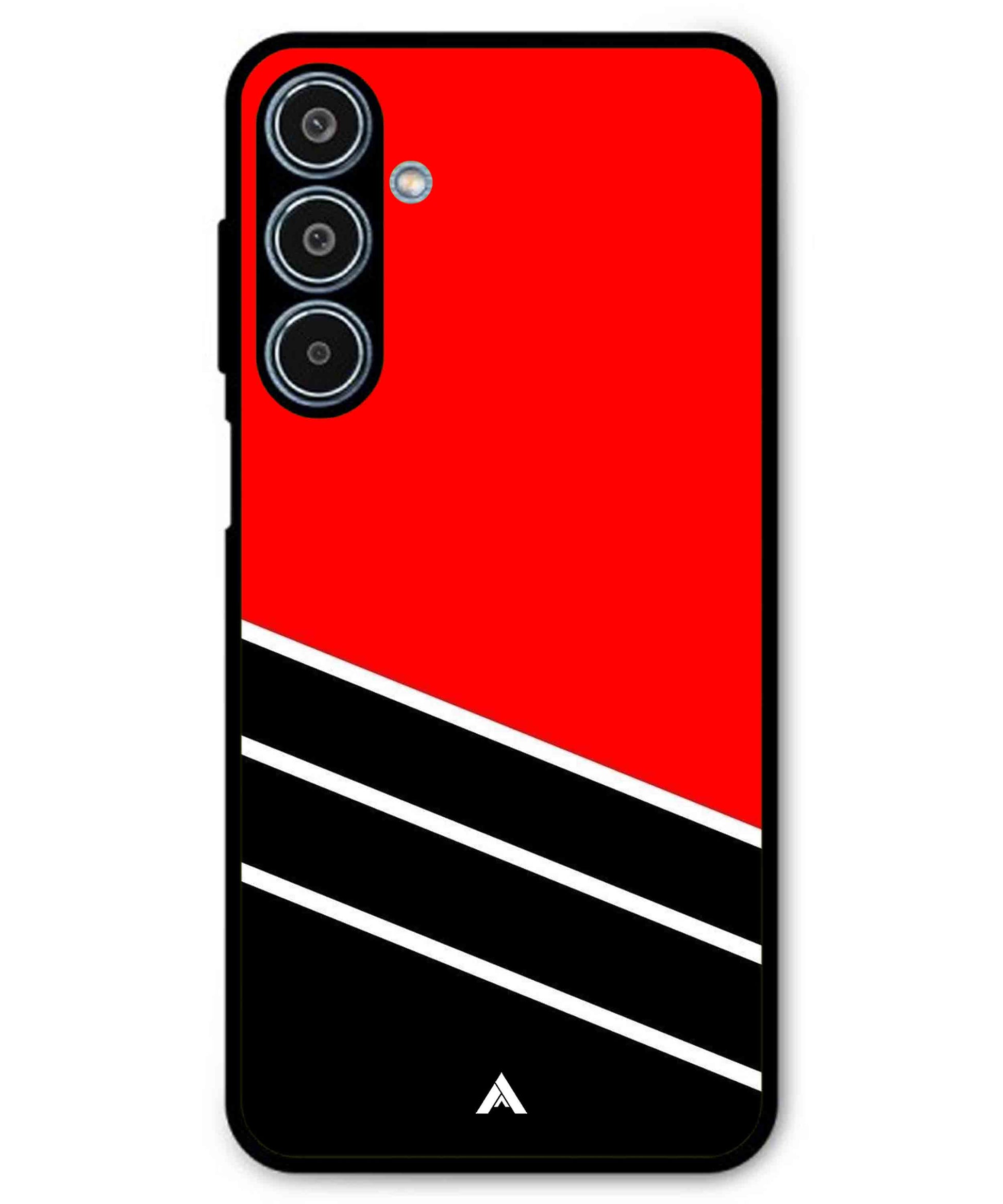 Stripe Pattern 7 Metal Back Cover Phone Case for Samsung Galaxy M35
