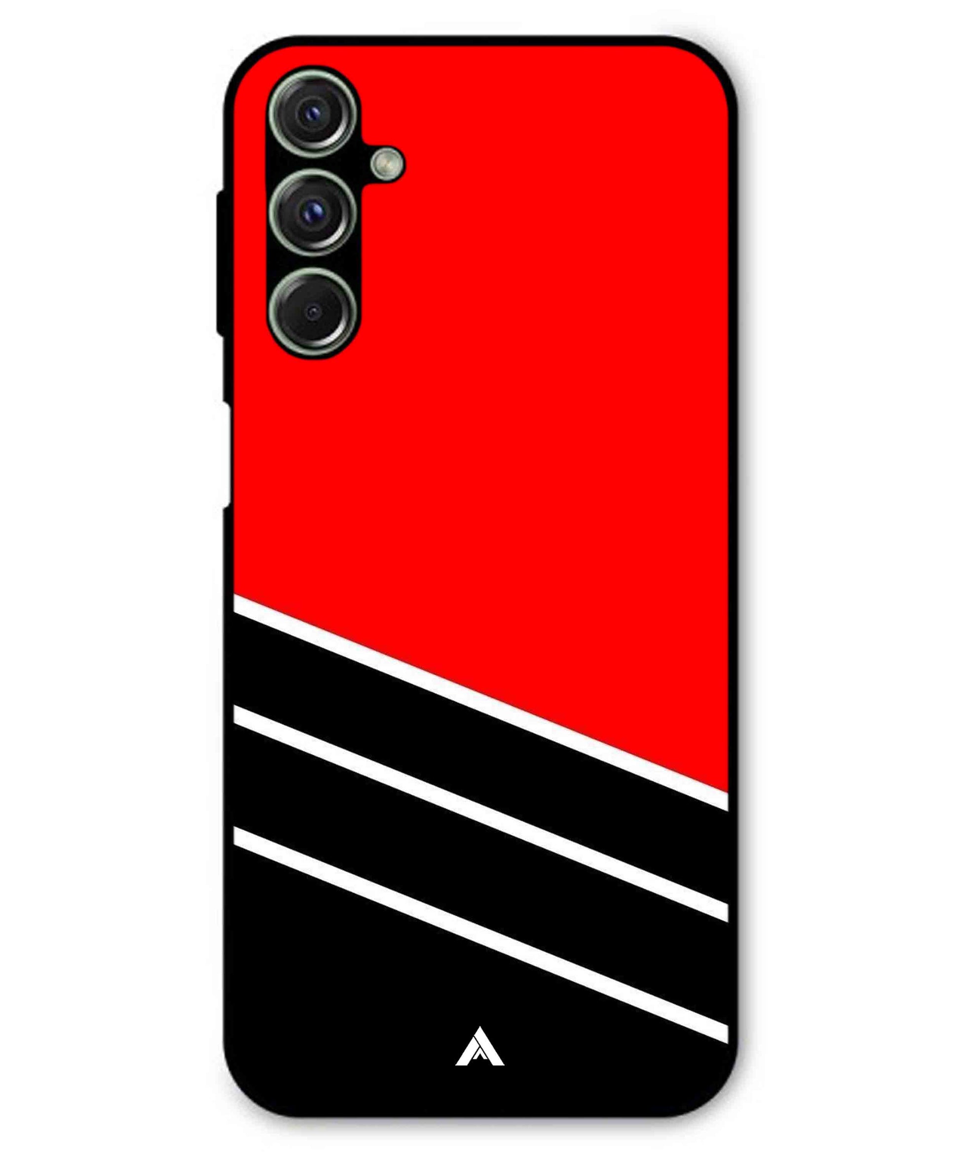 Stripe Pattern 7 Metal Back Cover Phone Case for Samsung Galaxy M54