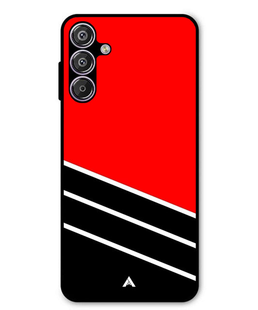 Stripe Pattern 7 Metal Back Cover Phone Case for Samsung Galaxy S25