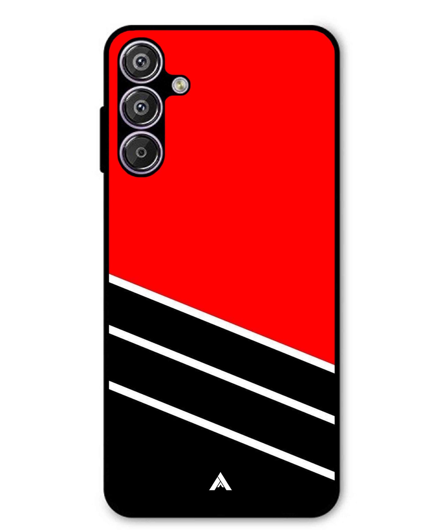 Stripe Pattern 7 Metal Back Cover Phone Case for Samsung Galaxy S25 Plus