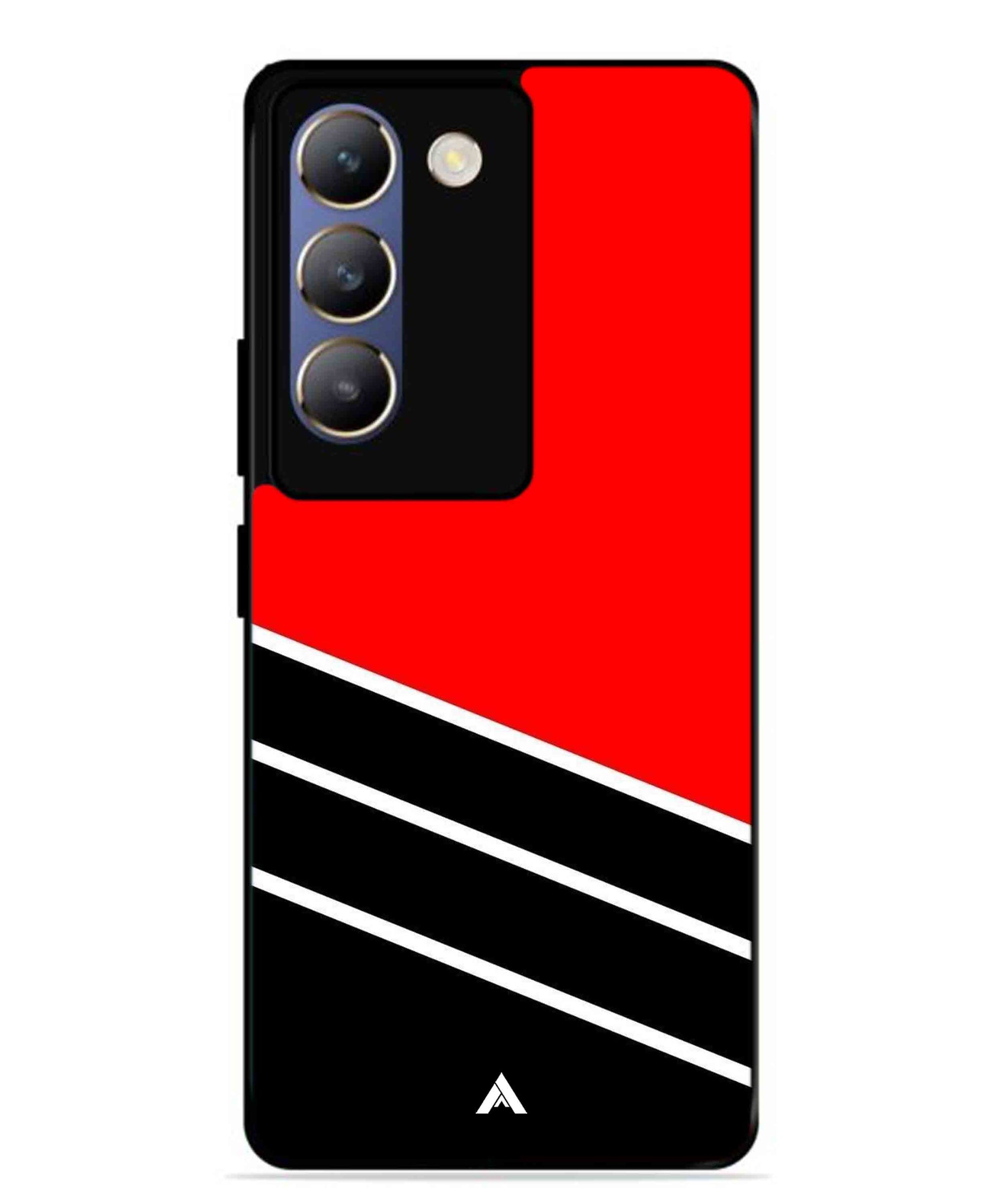 Stripe Pattern 7 Metal Back Cover Phone Case for Vivo Y200e