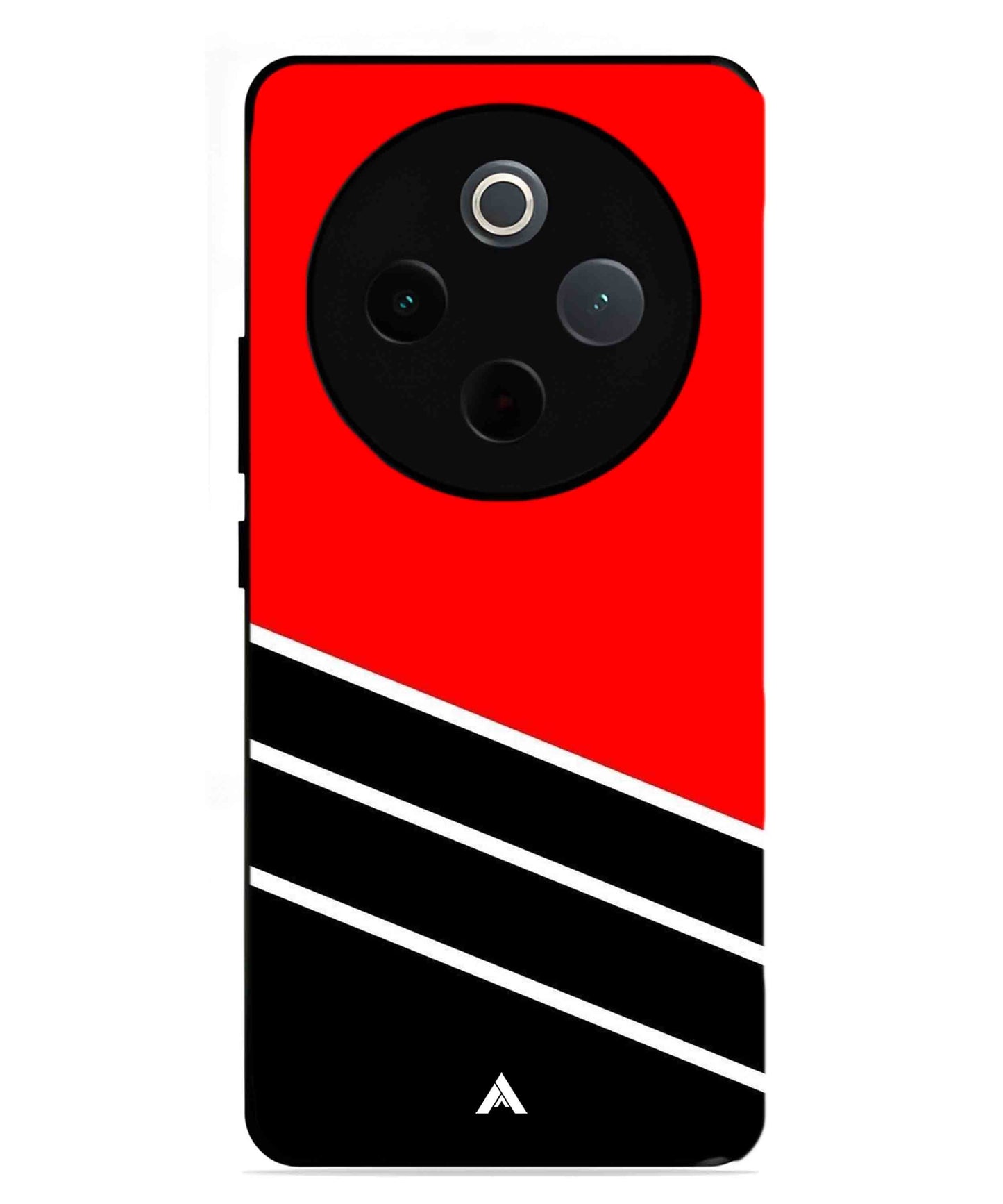 Stripe Pattern 7 Metal Back Cover Phone Case for Vivo Y300 Pro