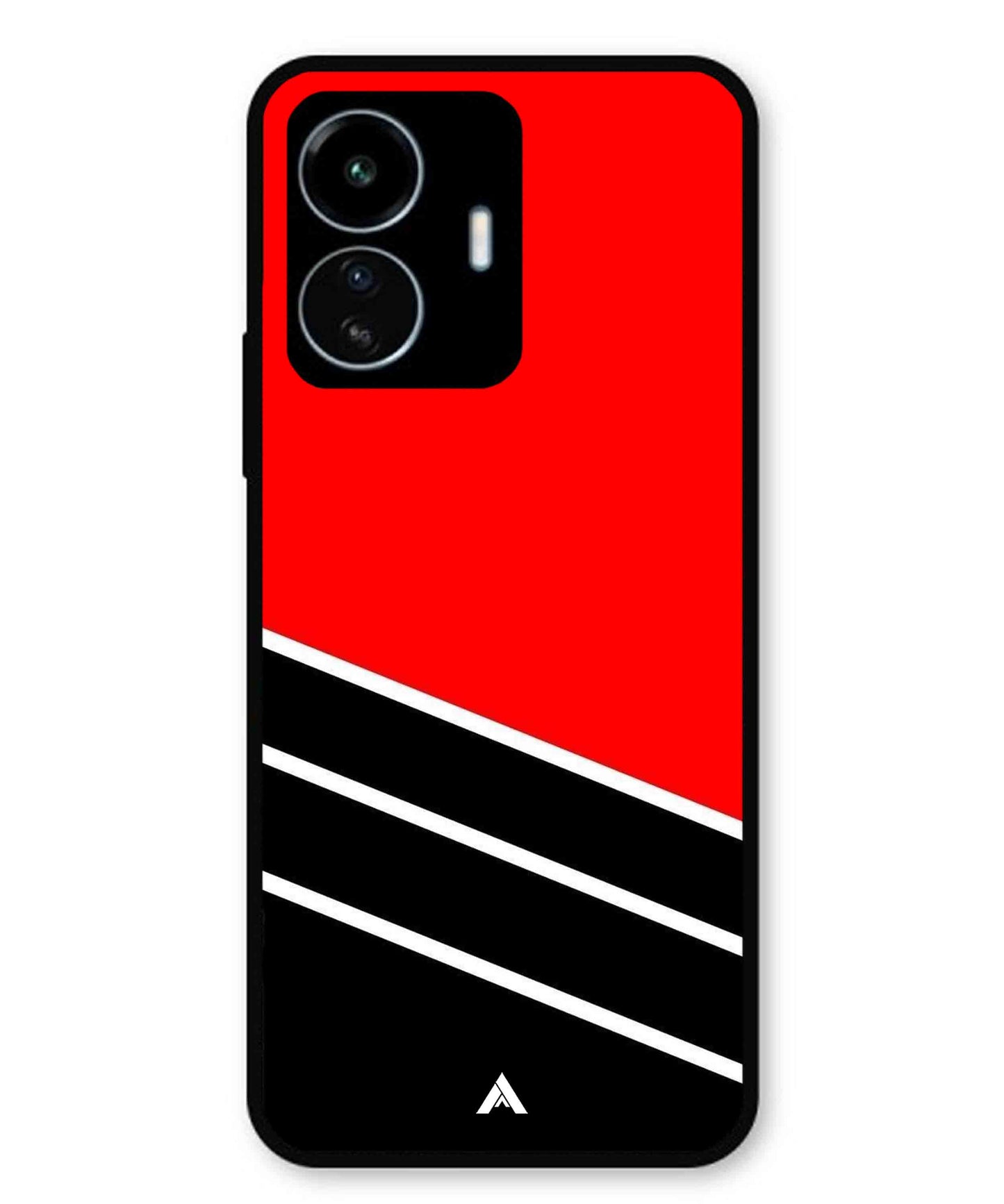 Stripe Pattern 7 Metal Back Cover Phone Case for Vivo Y77
