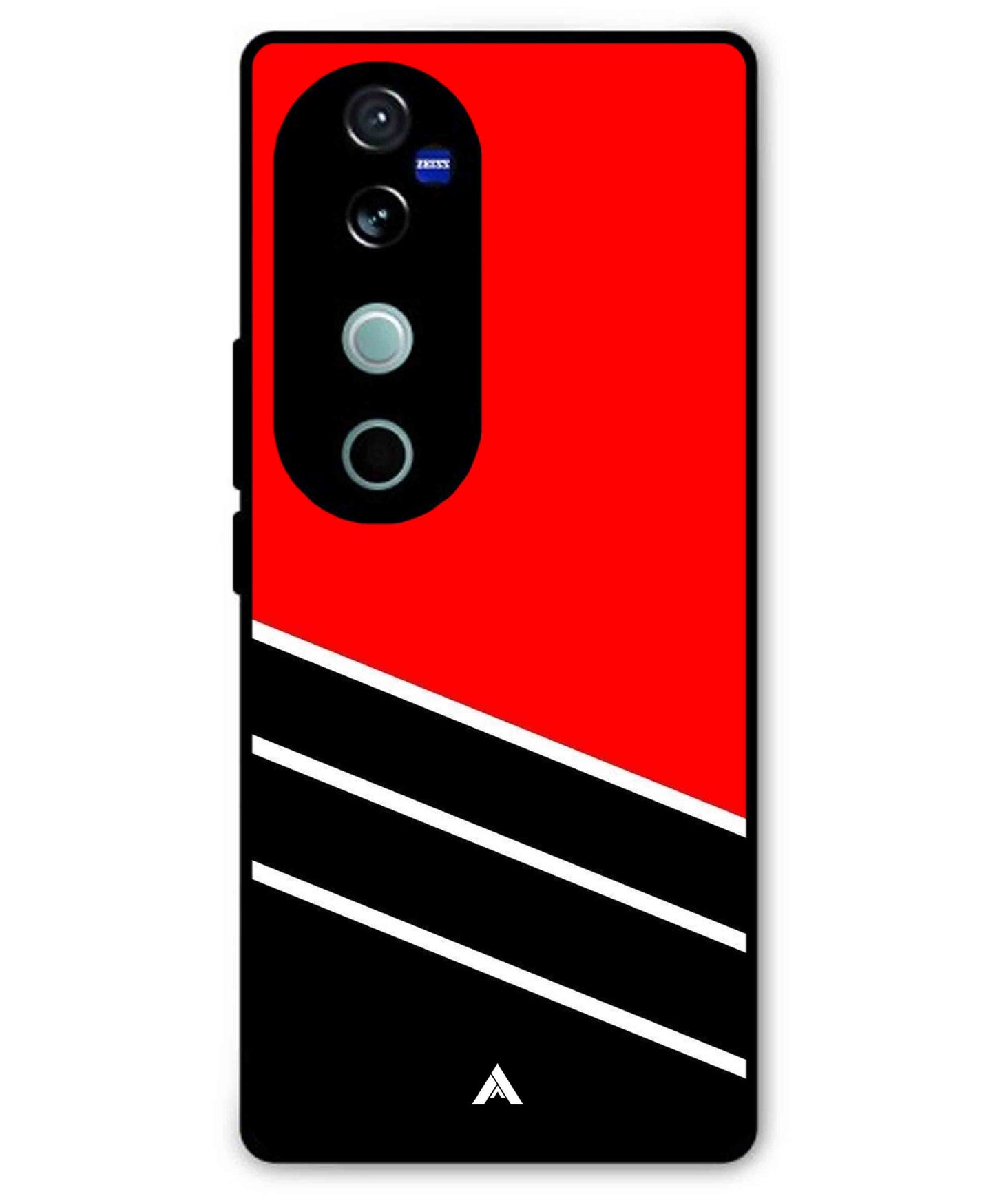 Stripe Pattern 7 Metal Back Cover Phone Case for Vivo v40