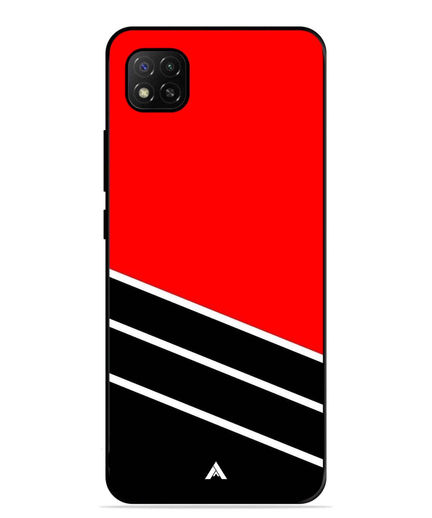 Stripe Pattern 7 Metal Back Cover Phone Case for Xiaomi Redmi 9C