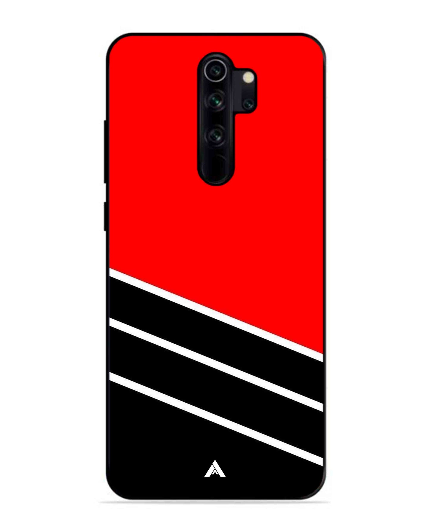 Stripe Pattern 7 Metal Back Cover Phone Case for Xiaomi Redmi Note 8 Pro