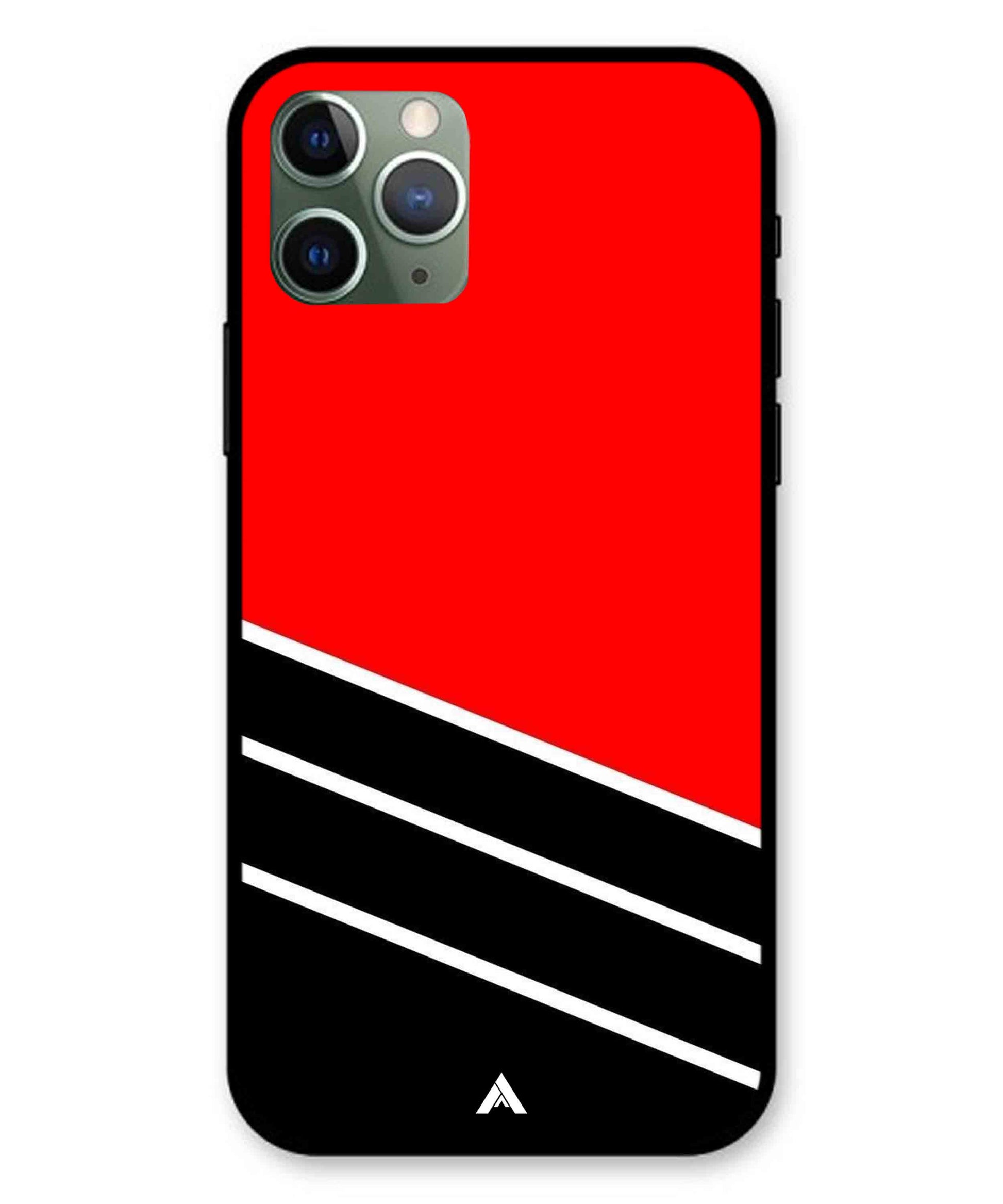 Stripe Pattern 7 Metal Back Cover Phone Case for iPhone 11 Pro