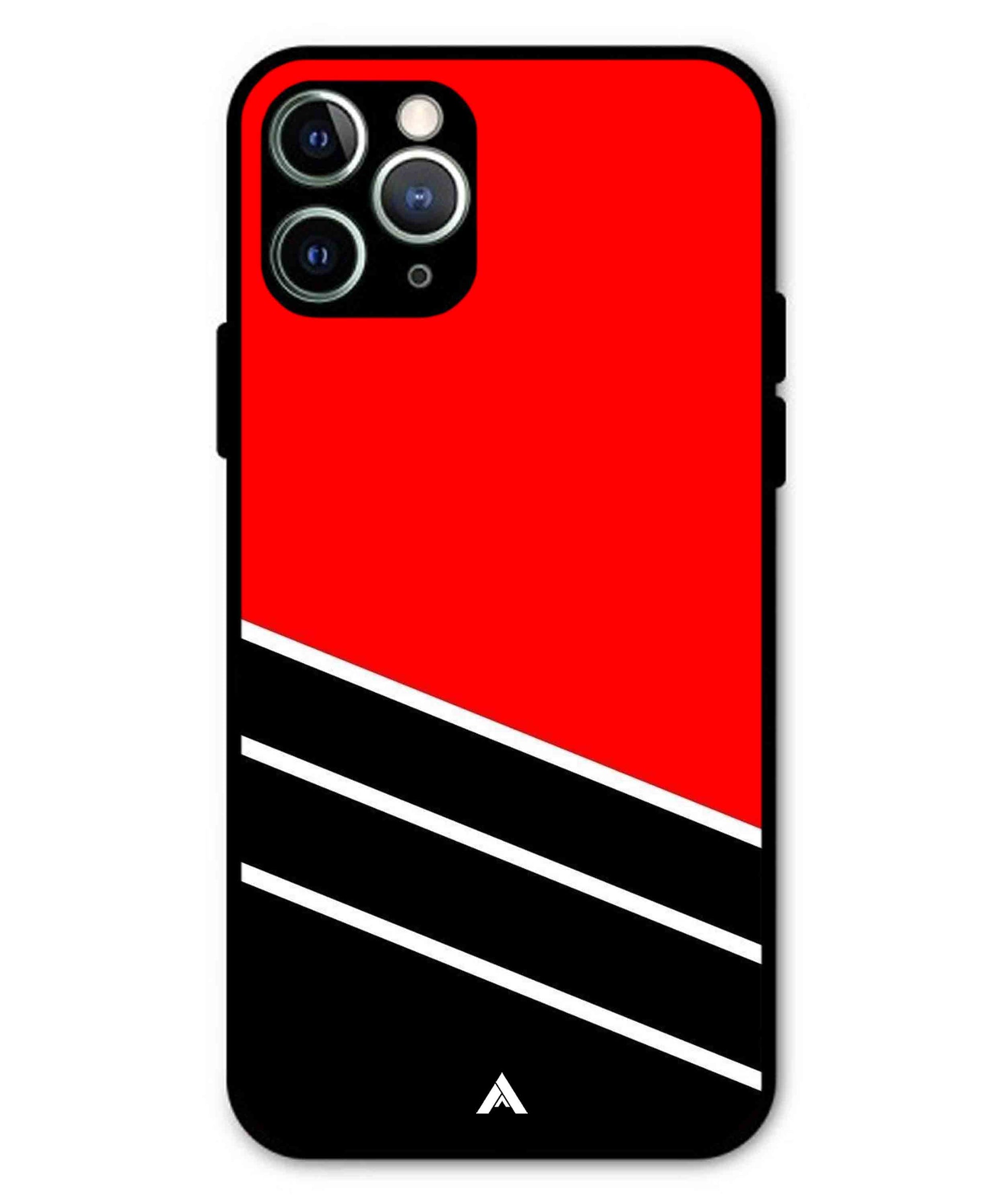Stripe Pattern 7 Metal Back Cover Phone Case for iPhone 11 Pro Max