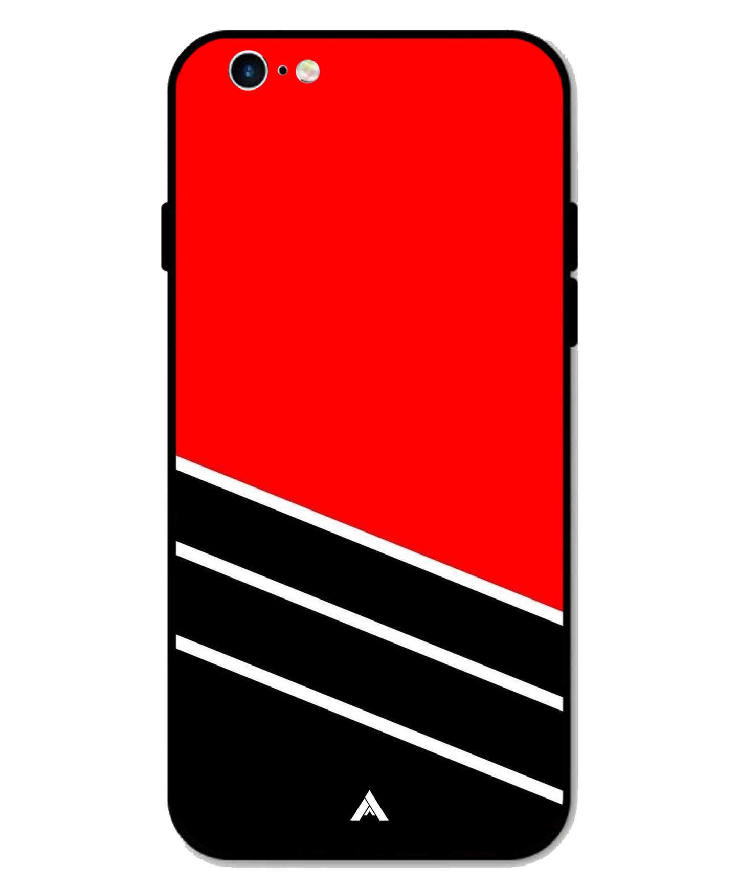 Stripe Pattern 7 Metal Back Cover Phone Case for iPhone 6s