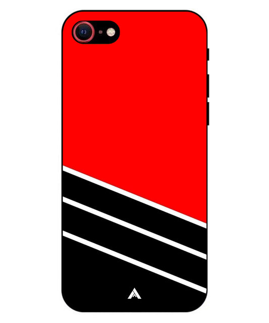 Stripe Pattern 7 Metal Back Cover Phone Case for iPhone 7