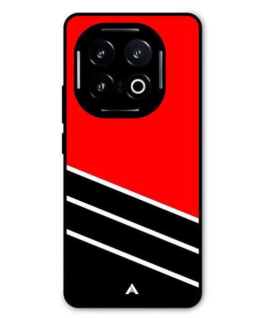 Stripe Pattern 7 Metal Back Cover Phone Case for iQOO 13