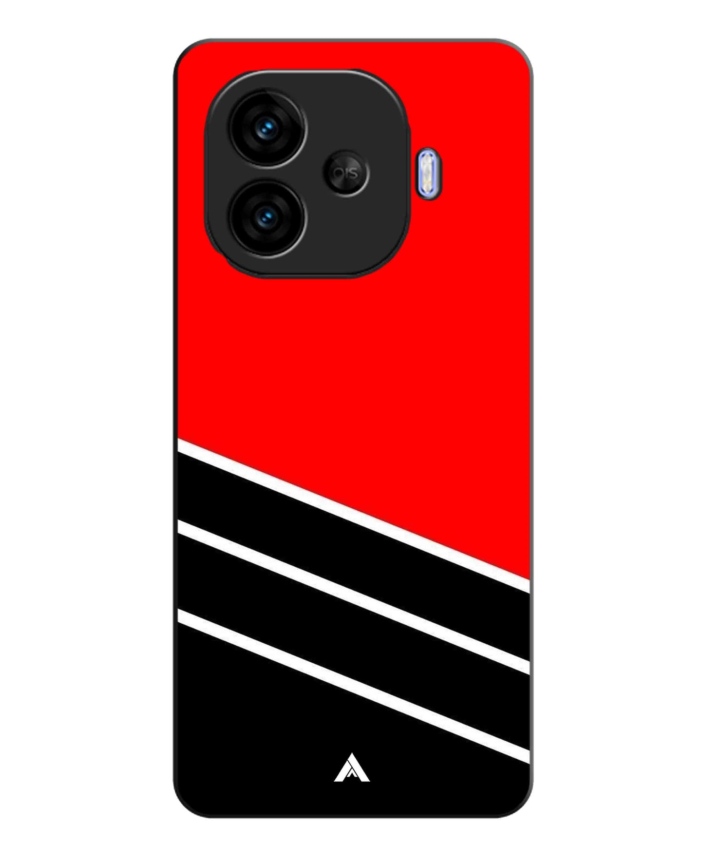 Stripe Pattern 7 Metal Back Cover Phone Case for iQOO Neo 10r