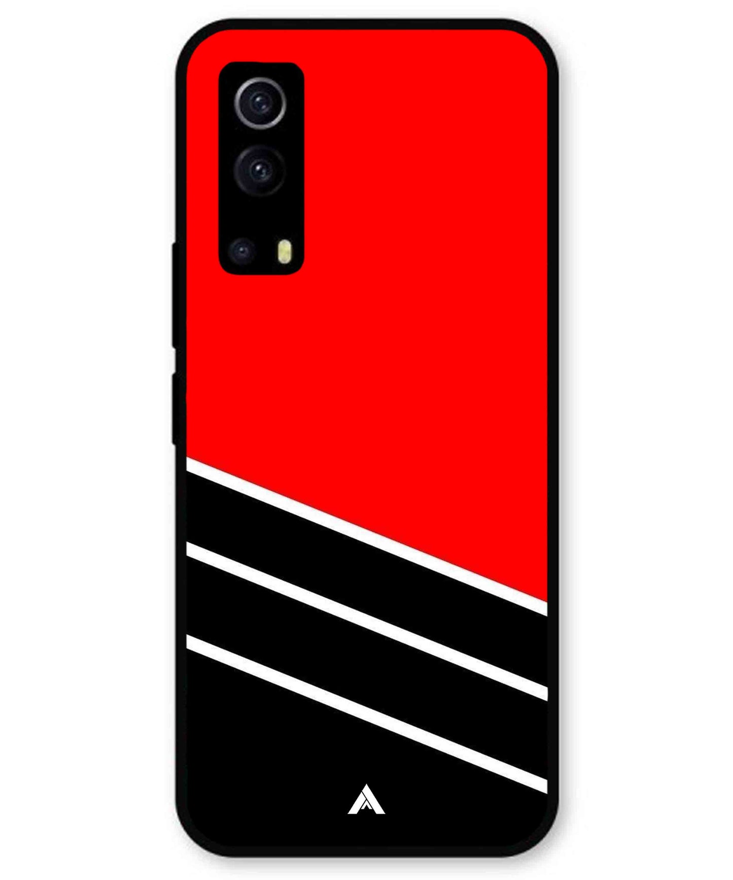 Stripe Pattern 7 Metal Back Cover Phone Case for iQOO Z3