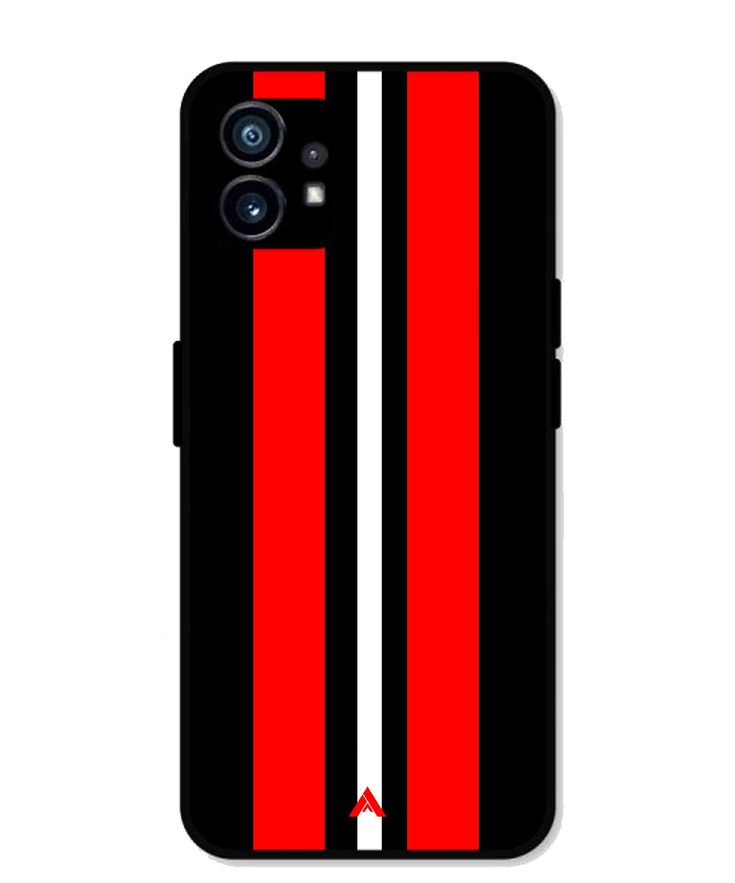 Stripe Pattern 8 Metal Back Cover Phone Case for Nothing Phone 1