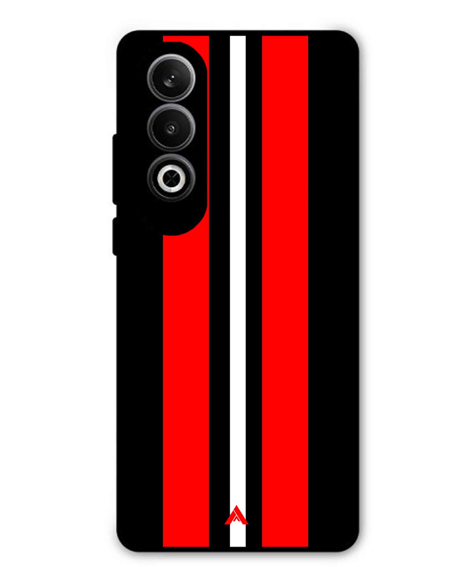 Stripe Pattern 8 Metal Back Cover Phone Case for Oppo K12