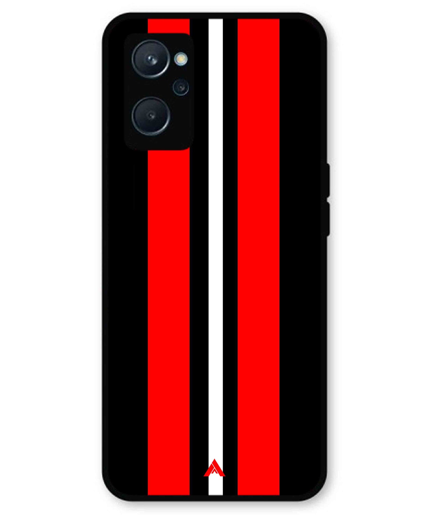 Stripe Pattern 8 Metal Back Cover Phone Case for Realme 10