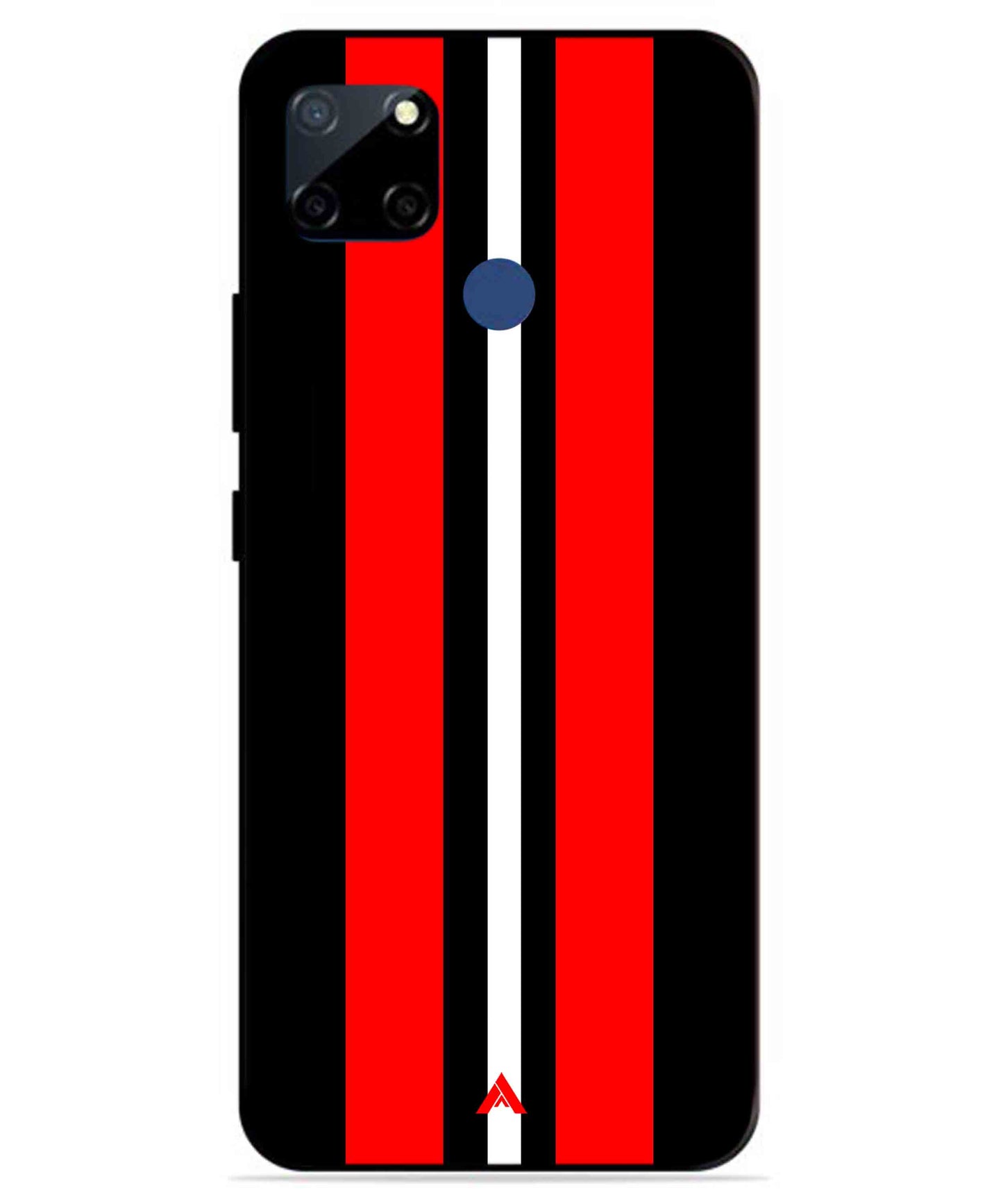 Stripe Pattern 8 Metal Back Cover Phone Case for Realme C23
