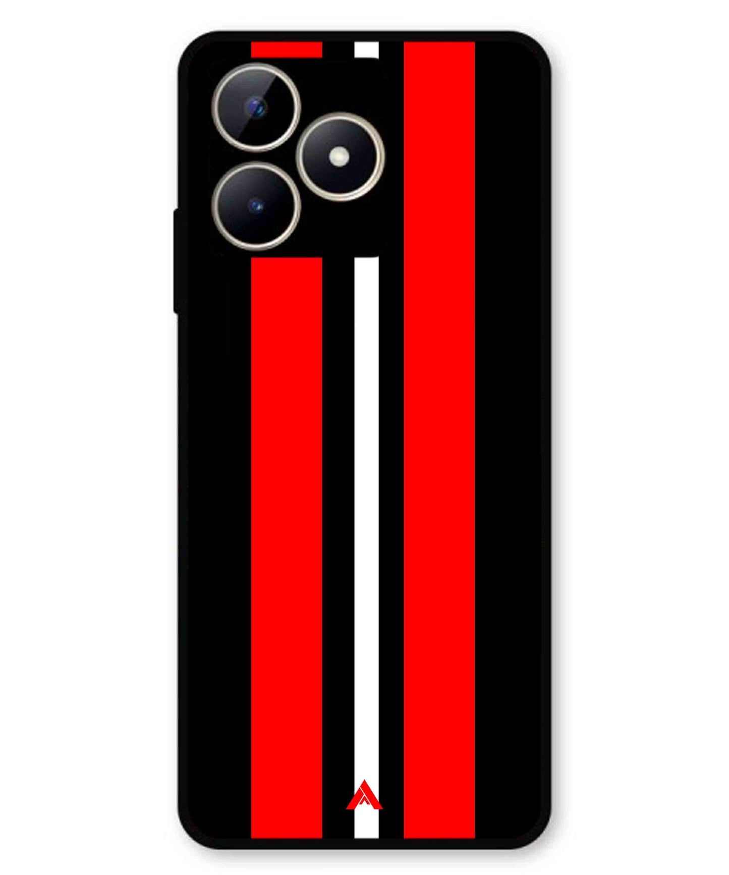 Stripe Pattern 8 Metal Back Cover Phone Case for Realme C53