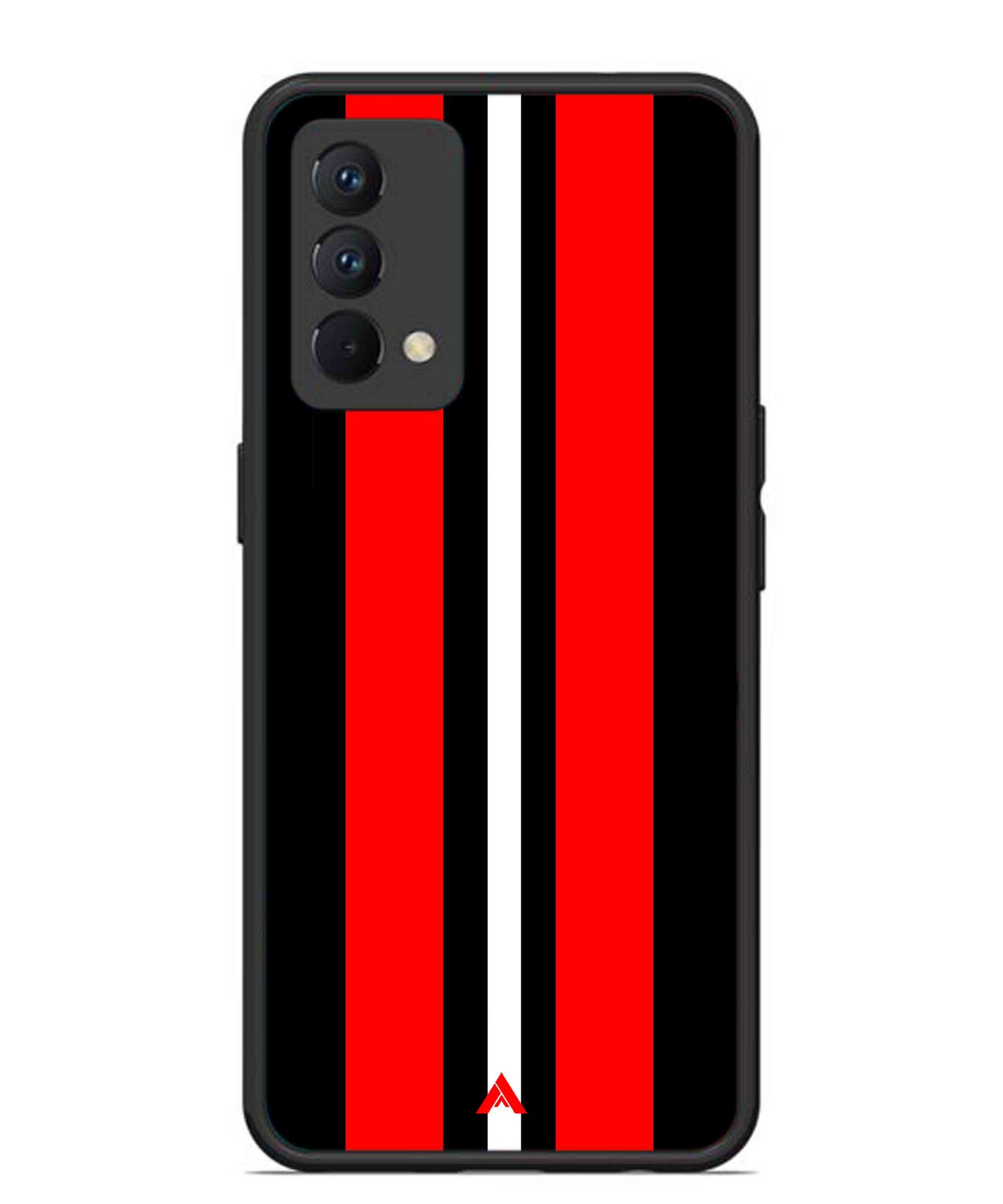 Stripe Pattern 8 Metal Back Cover Phone Case for Realme GT Master Edition