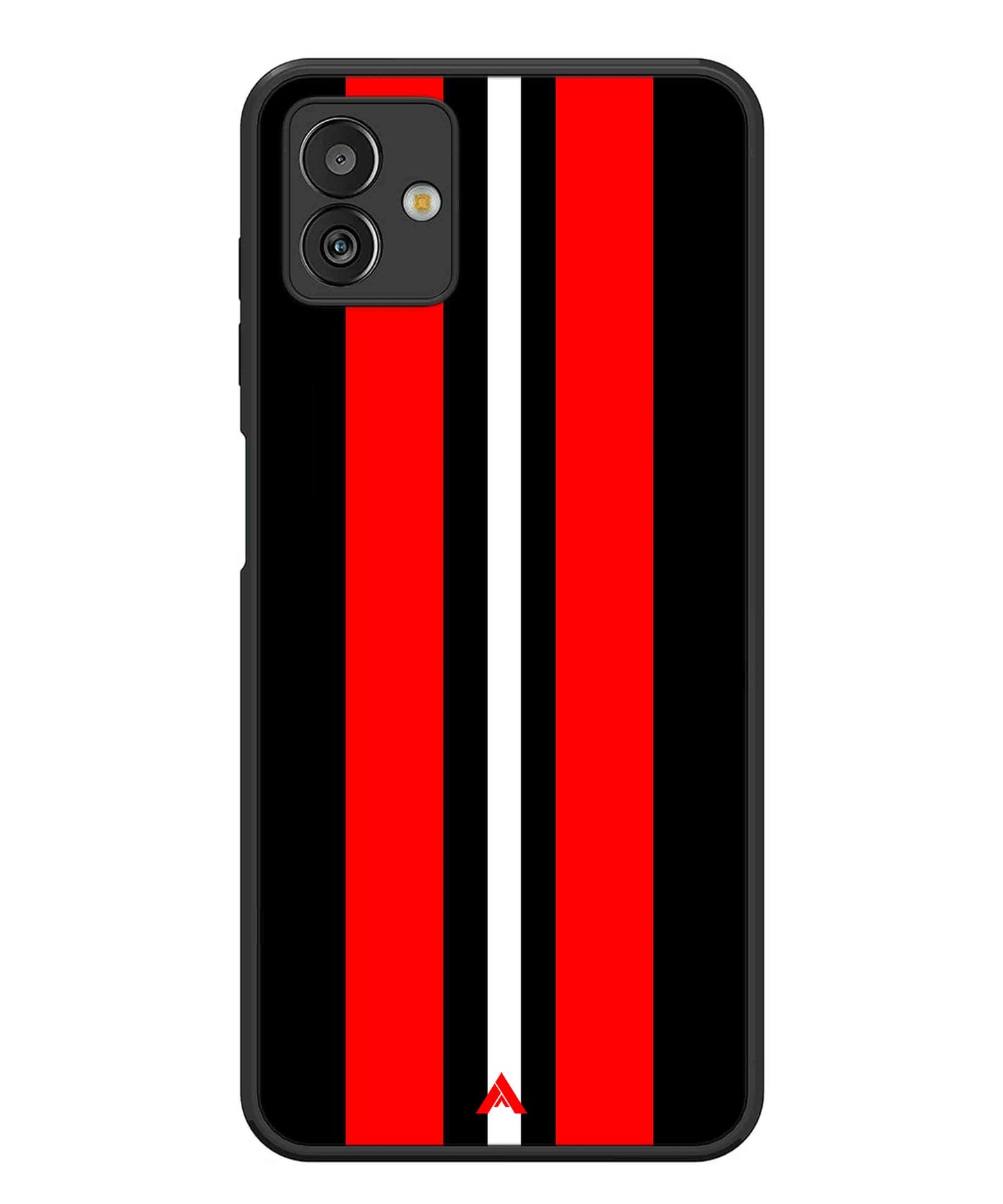 Stripe Pattern 8 Metal Back Cover Phone Case for Samsugn Galaxy M13 5G