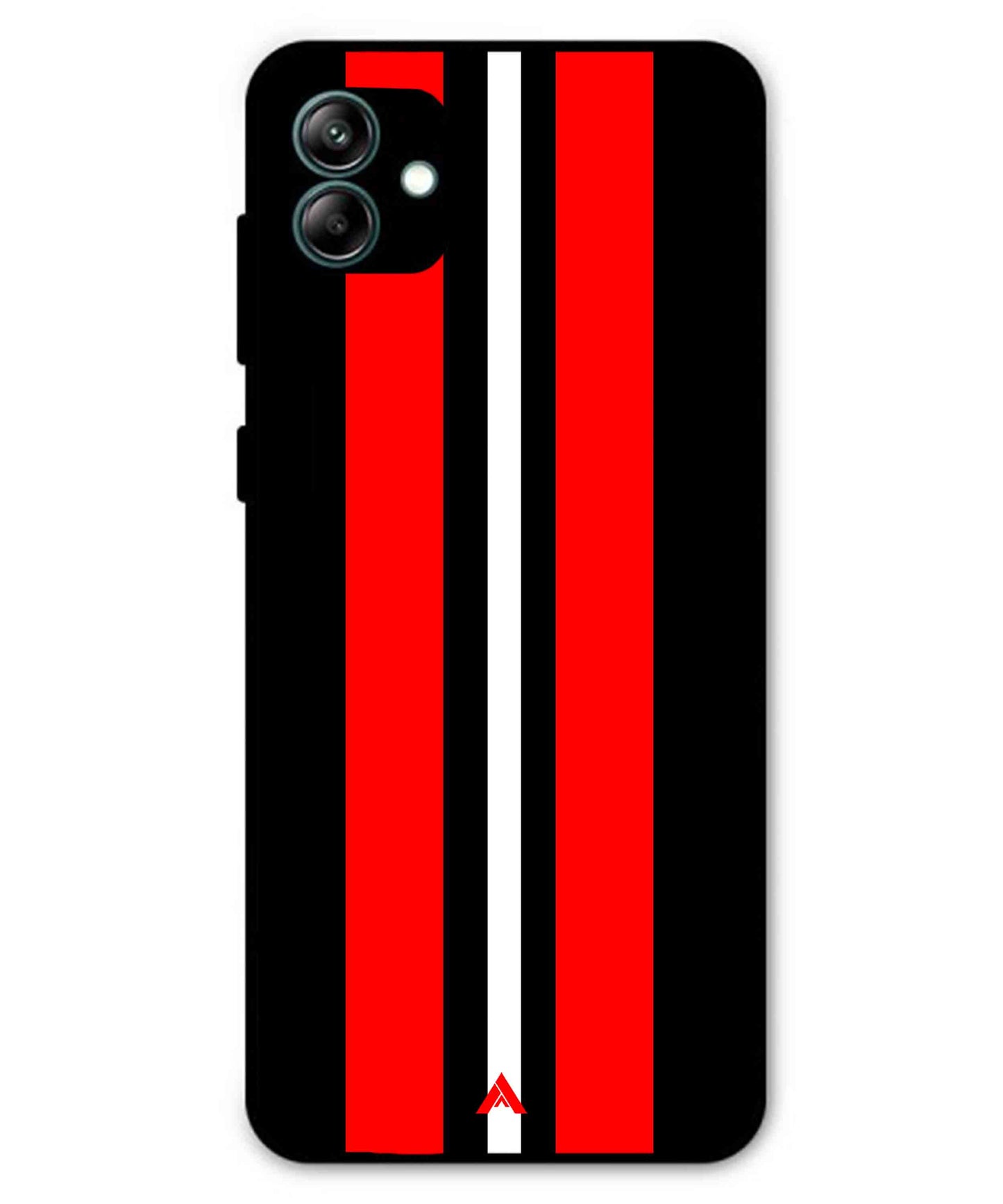 Stripe Pattern 8 Metal Back Cover Phone Case for Samsung Galaxy A04