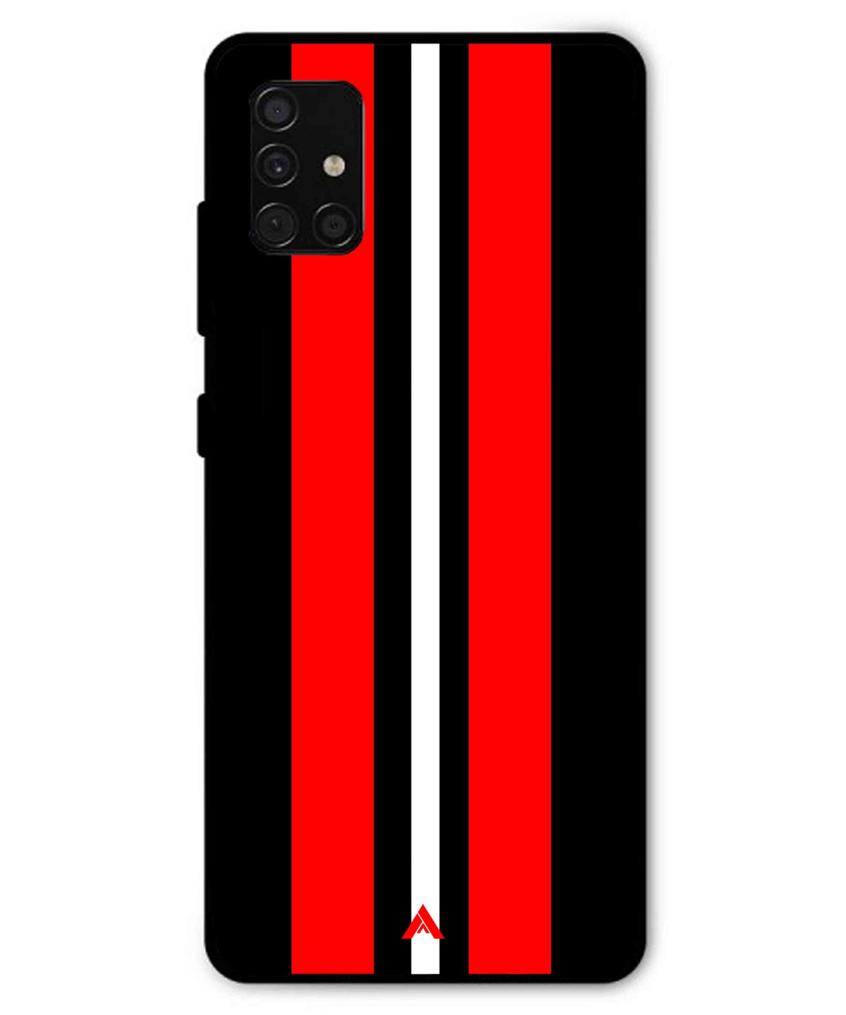 Stripe Pattern 8 Metal Back Cover Phone Case for Samsung Galaxy A51