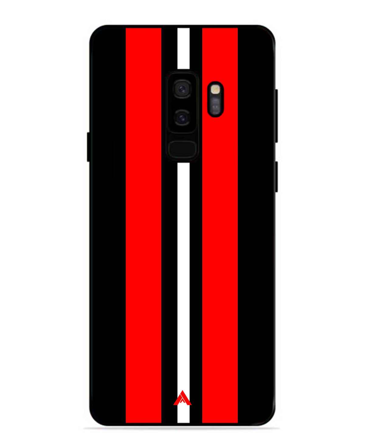 Stripe Pattern 8 Metal Back Cover Phone Case for Samsung Galaxy S9 Plus