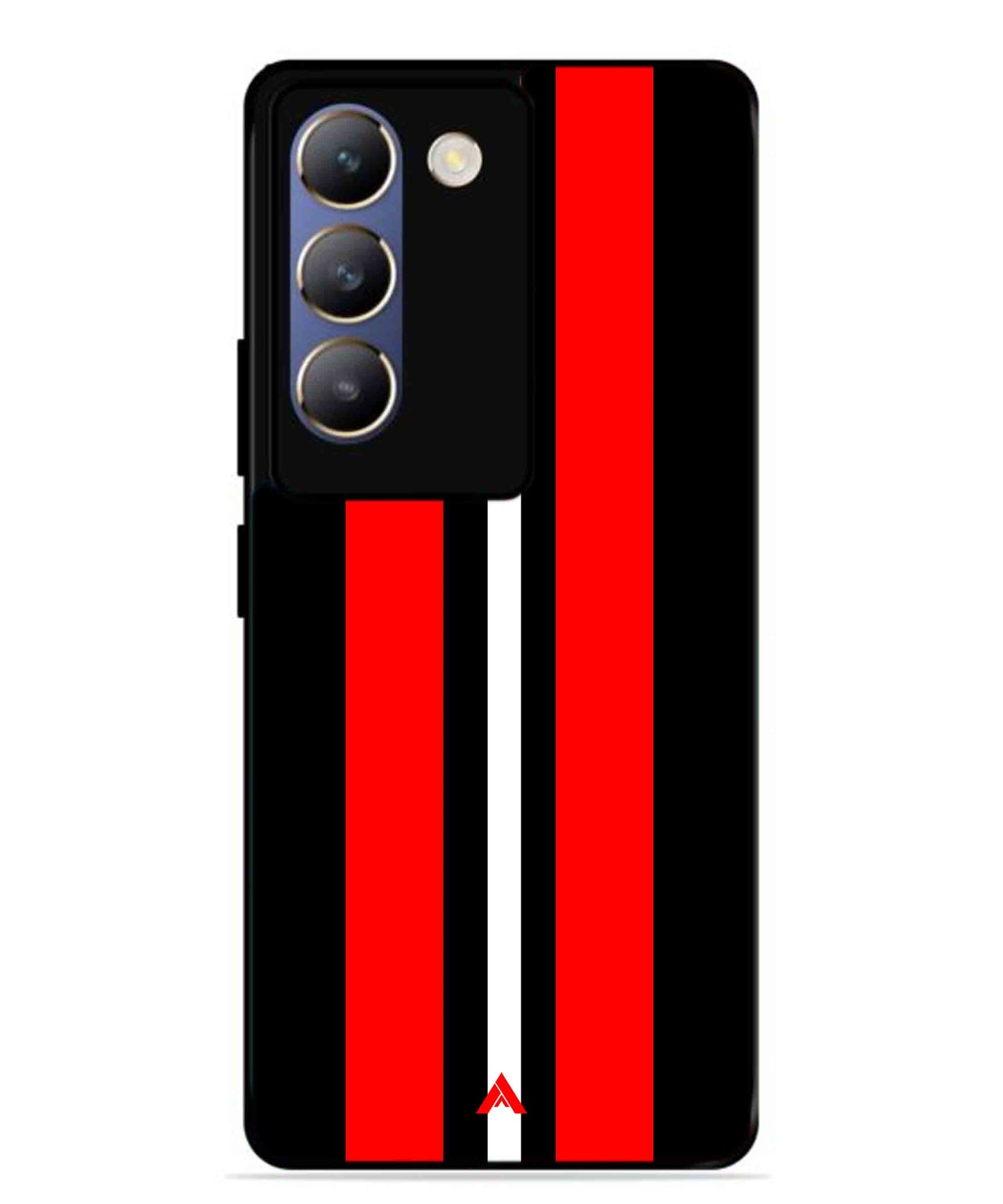 Stripe Pattern 8 Metal Back Cover Phone Case for Vivo Y200e