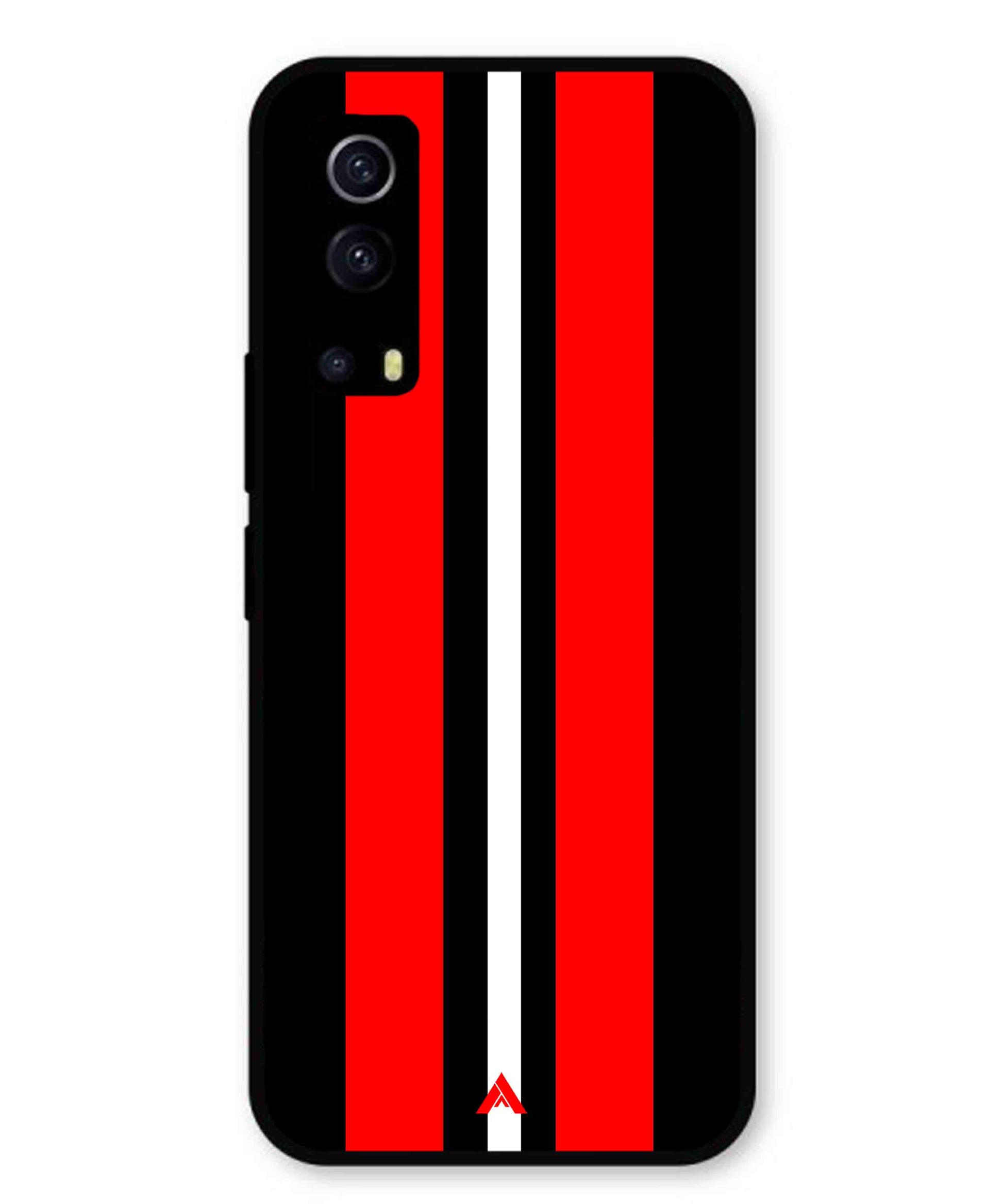 Stripe Pattern 8 Metal Back Cover Phone Case for Vivo Y53s