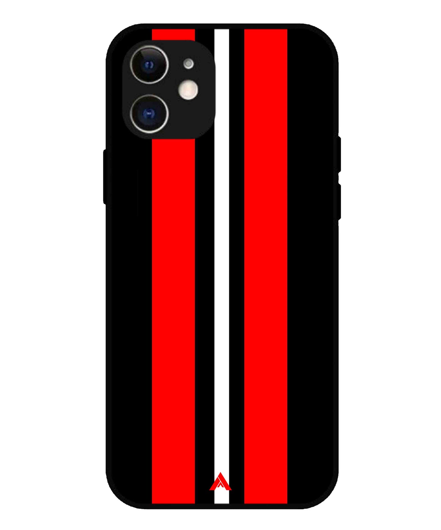 Stripe Pattern 8 Metal Back Cover Phone Case for iPhone 12