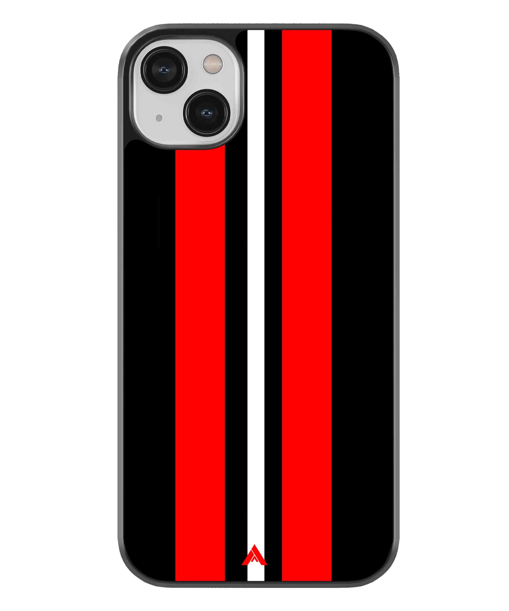 Stripe Pattern 8 Metal Back Cover Phone Case for iPhone 13