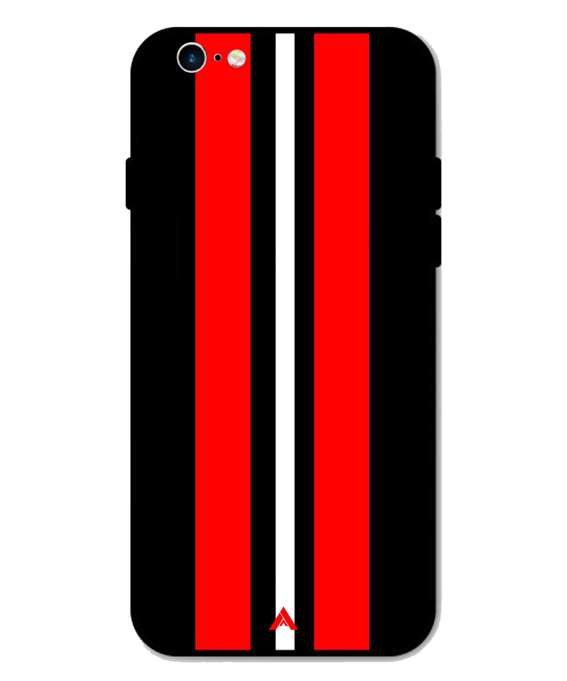Stripe Pattern 8 Metal Back Cover Phone Case for iPhone 6 Plus