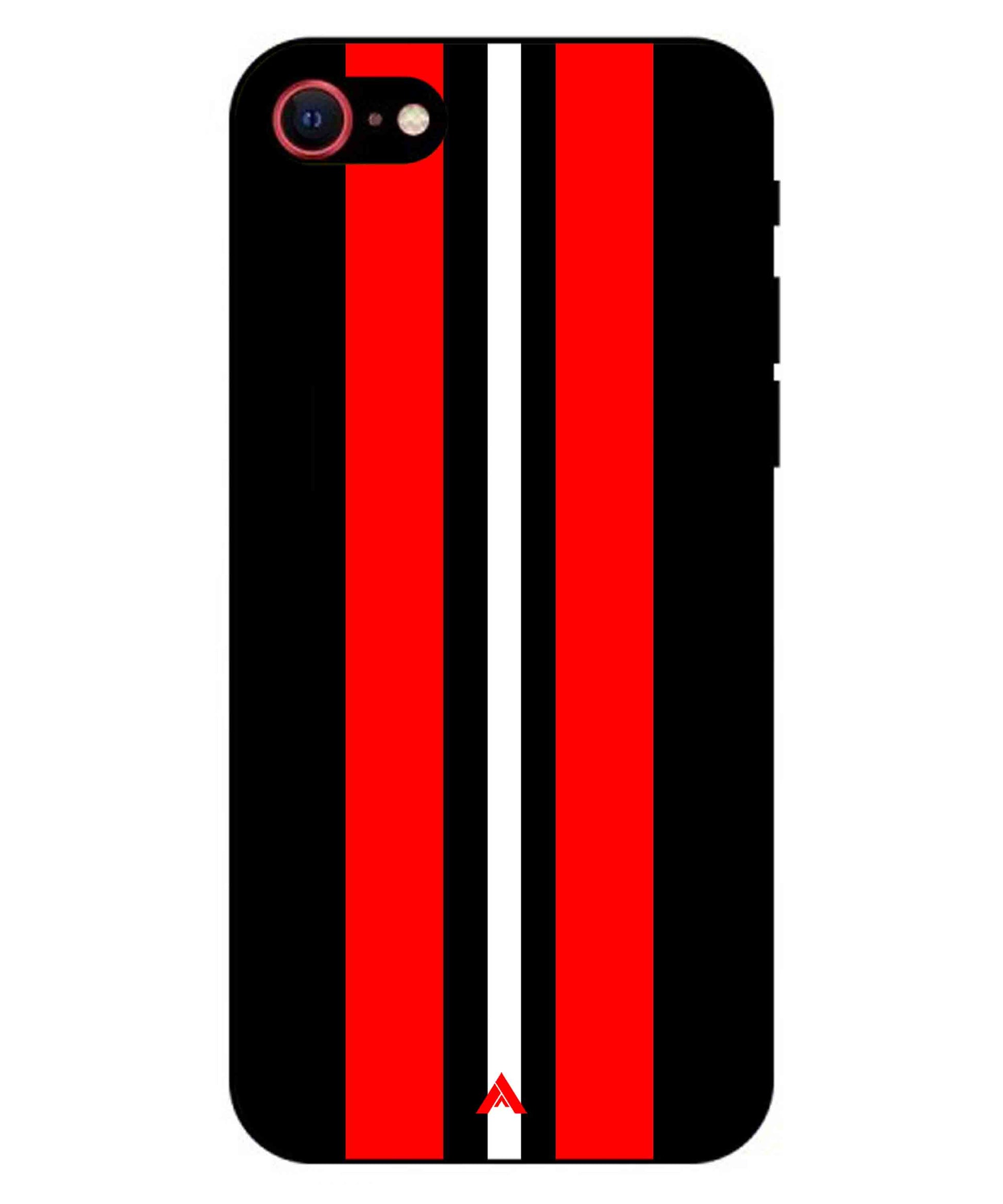 Stripe Pattern 8 Metal Back Cover Phone Case for iPhone 7