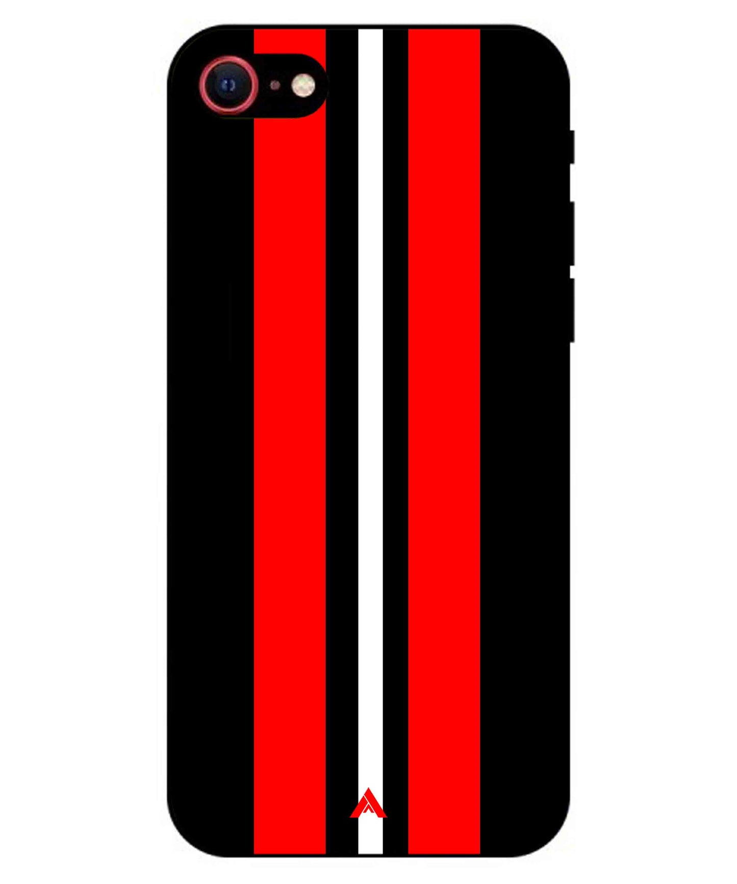 Stripe Pattern 8 Metal Back Cover Phone Case for iPhone 8