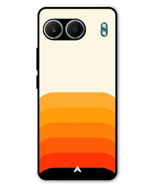 Stripe Pattern 9 Metal Back Cover Phone Case for Oneplus Nord 4