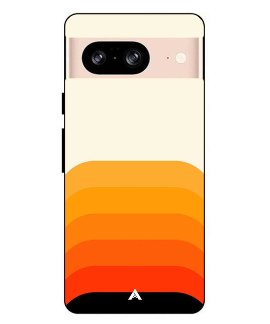 Stripe Pattern 9 Metal Back Cover Phone Case for Pixel 8