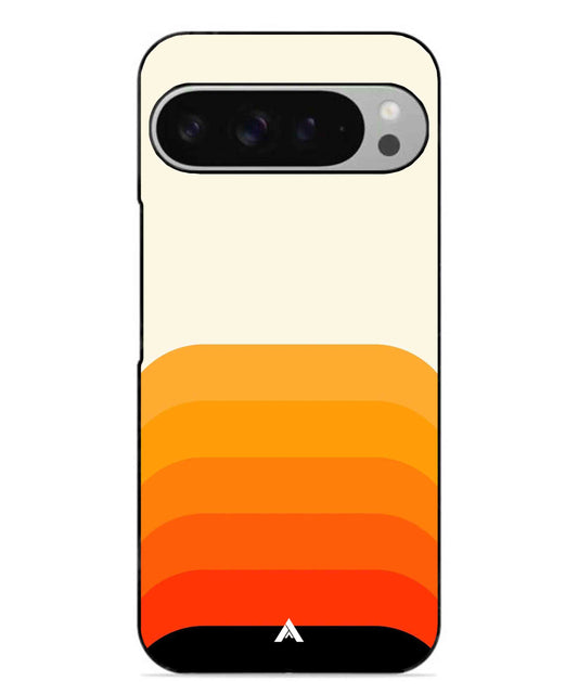 Stripe Pattern 9 Metal Back Cover Phone Case for Pixel 9 Pro