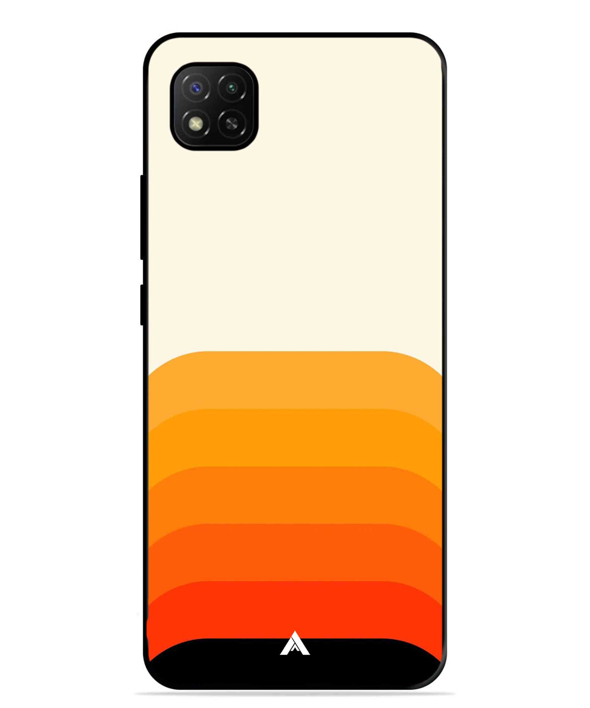 Stripe Pattern 9 Metal Back Cover Phone Case for Poco C31