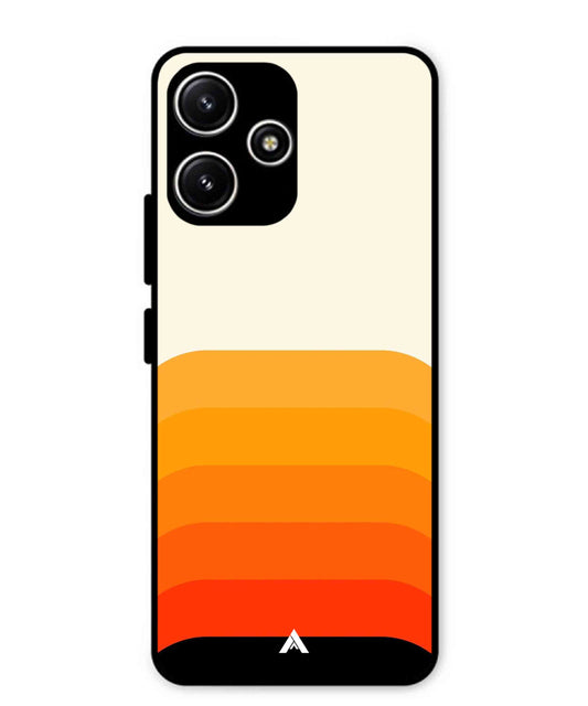 Stripe Pattern 9 Metal Back Cover Phone Case for Poco M6 Pro