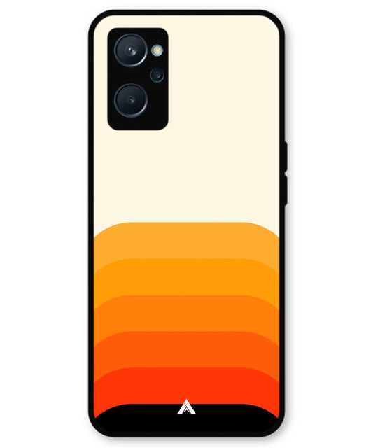 Stripe Pattern 9 Metal Back Cover Phone Case for Realme 9i