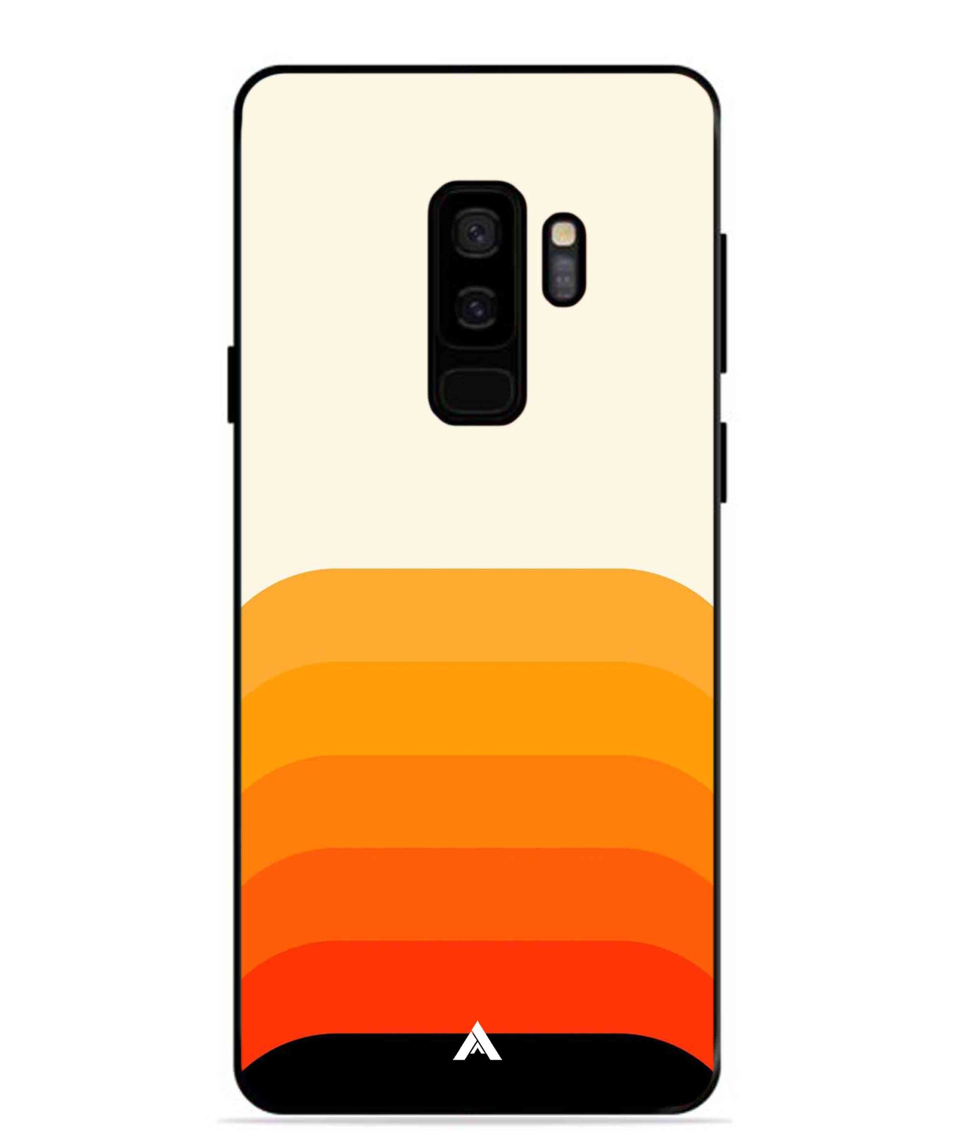 Stripe Pattern 9 Metal Back Cover Phone Case for Samsung Galaxy S9 Plus