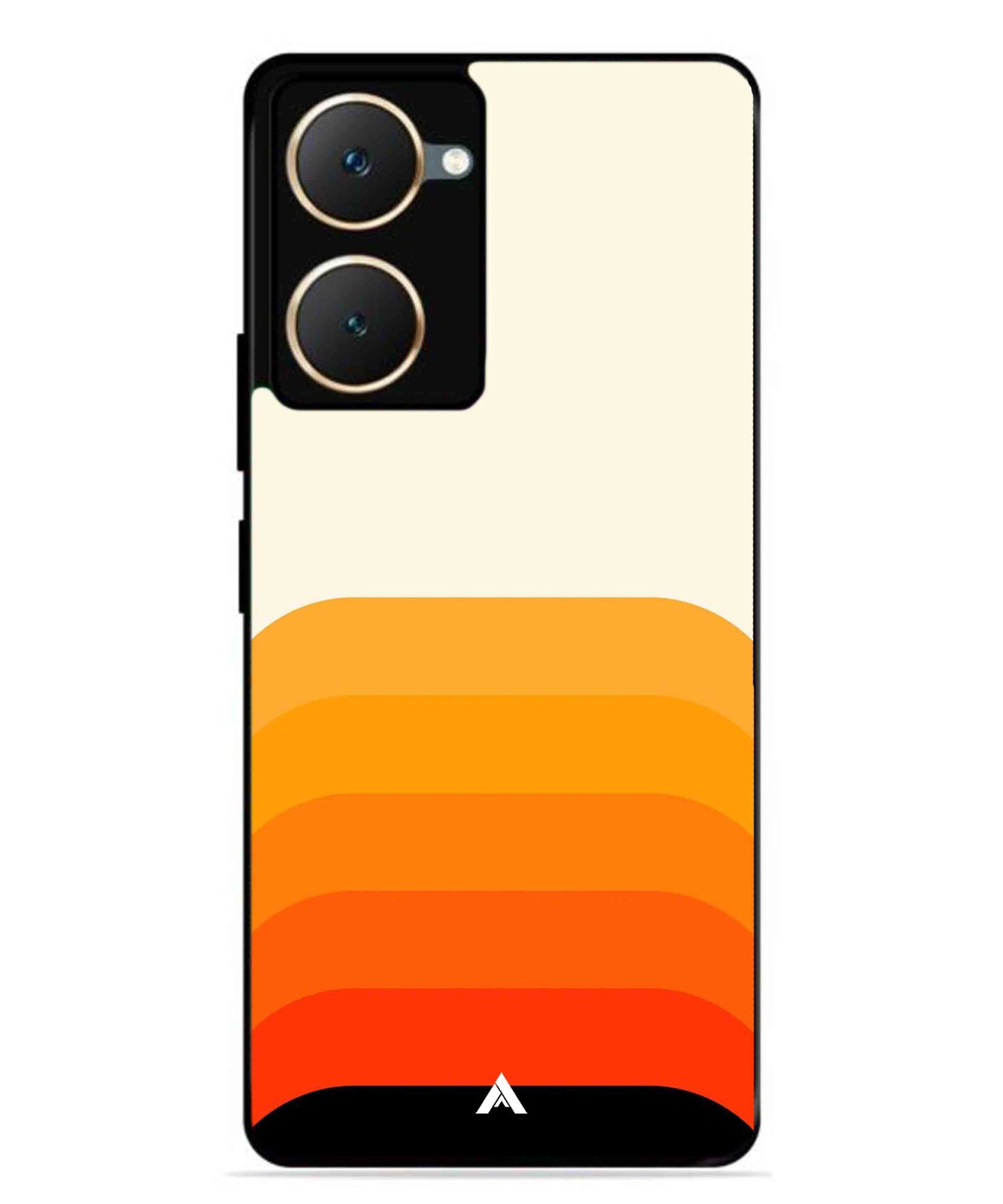 Stripe Pattern 9 Metal Back Cover Phone Case for Vivo T3 Lite