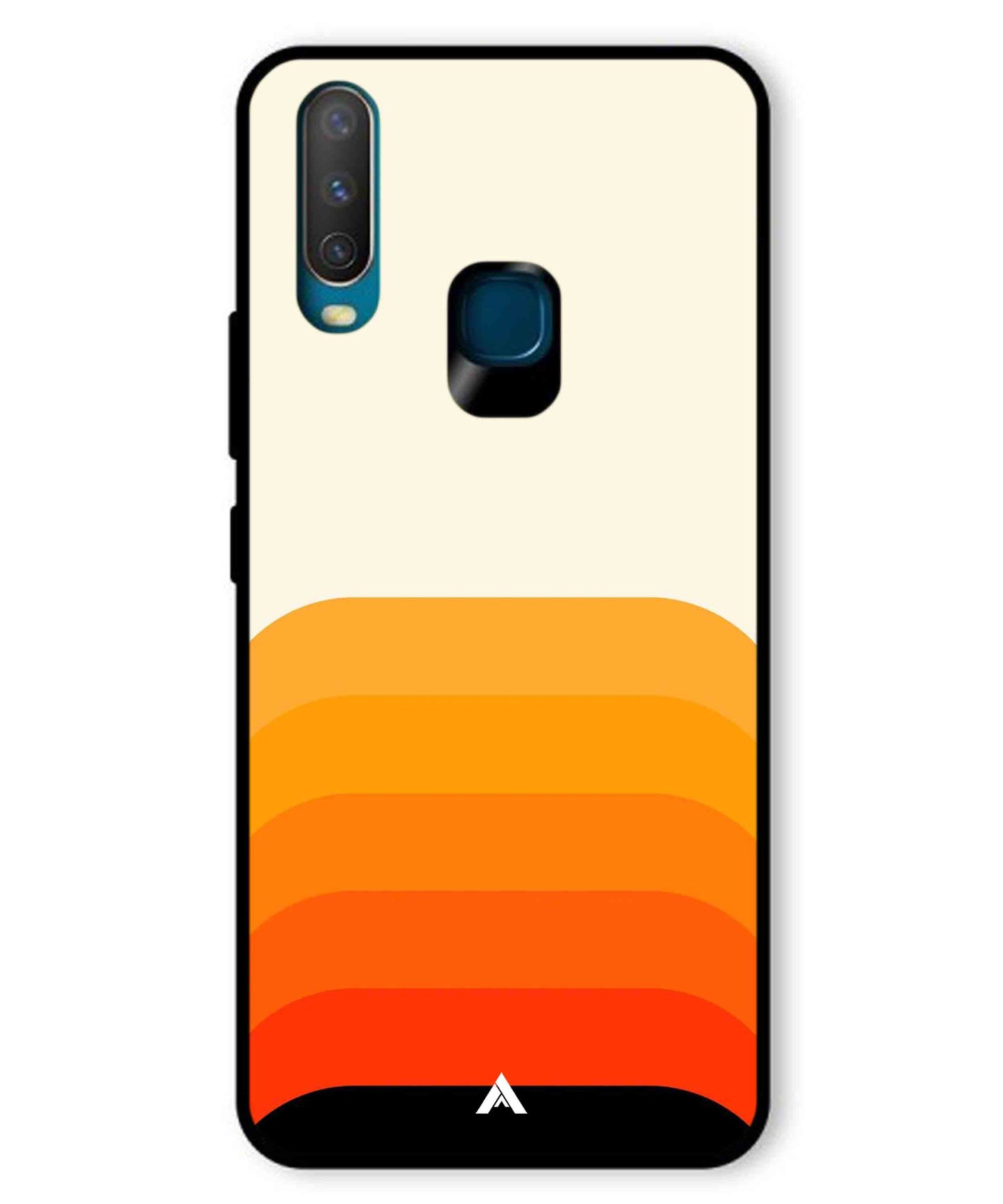 Stripe Pattern 9 Metal Back Cover Phone Case for Vivo Y11