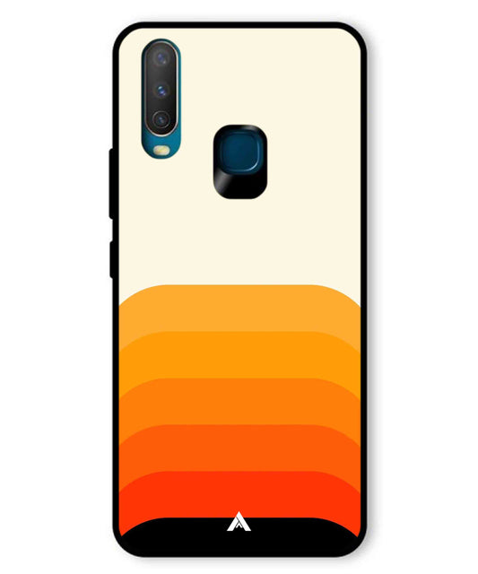 Stripe Pattern 9 Metal Back Cover Phone Case for Vivo Y15