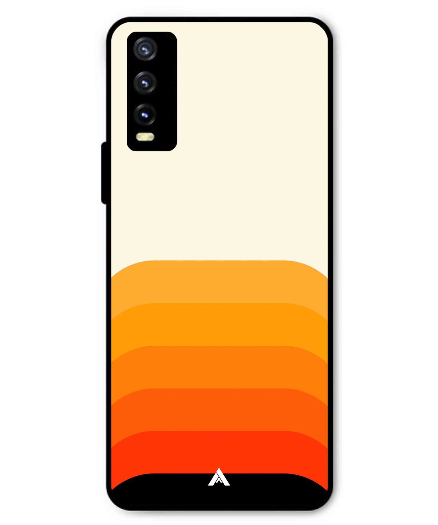 Stripe Pattern 9 Metal Back Cover Phone Case for Vivo Y20i